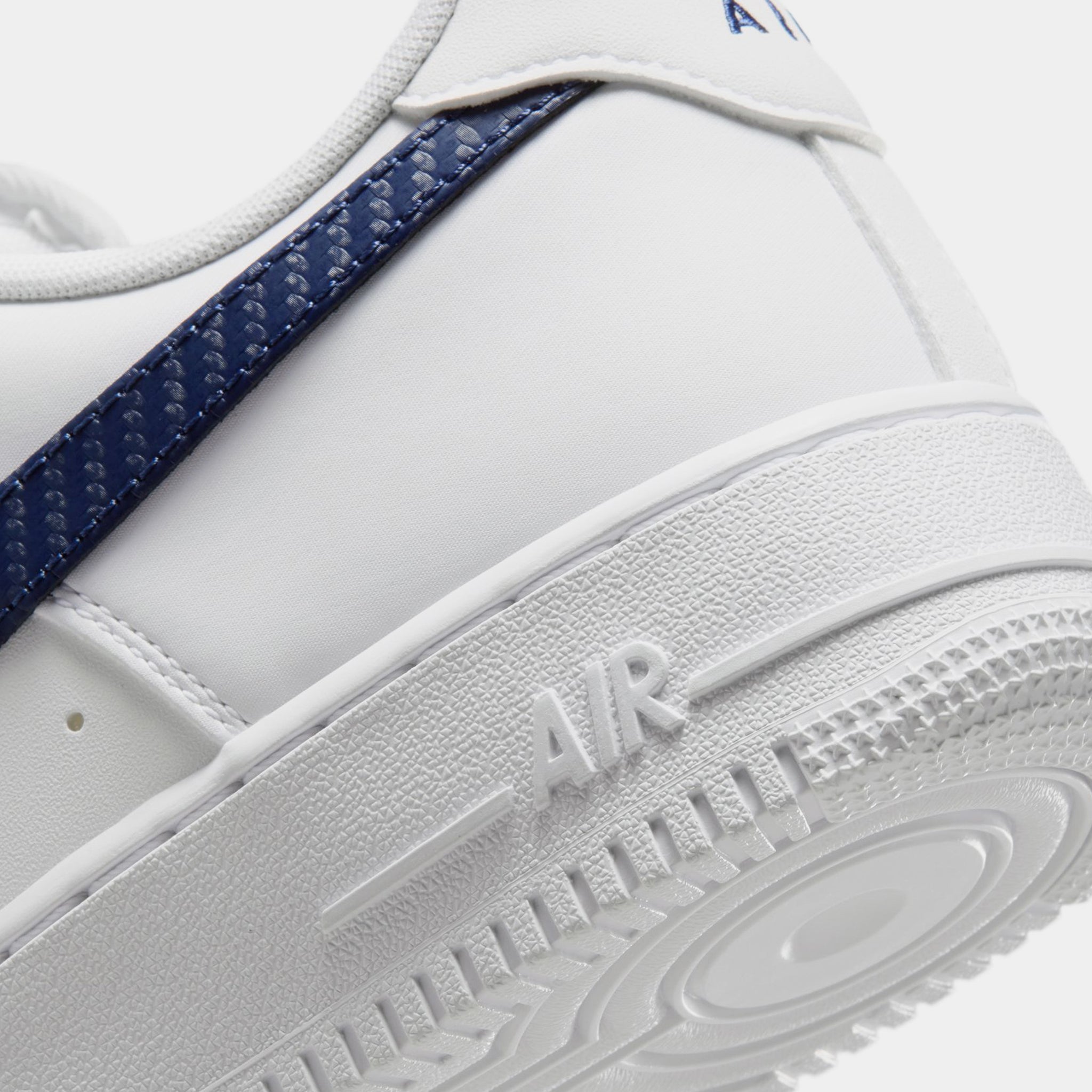 Nike Air Force 1 '07 Mens Lifestyle Shoes White Midnight Navy