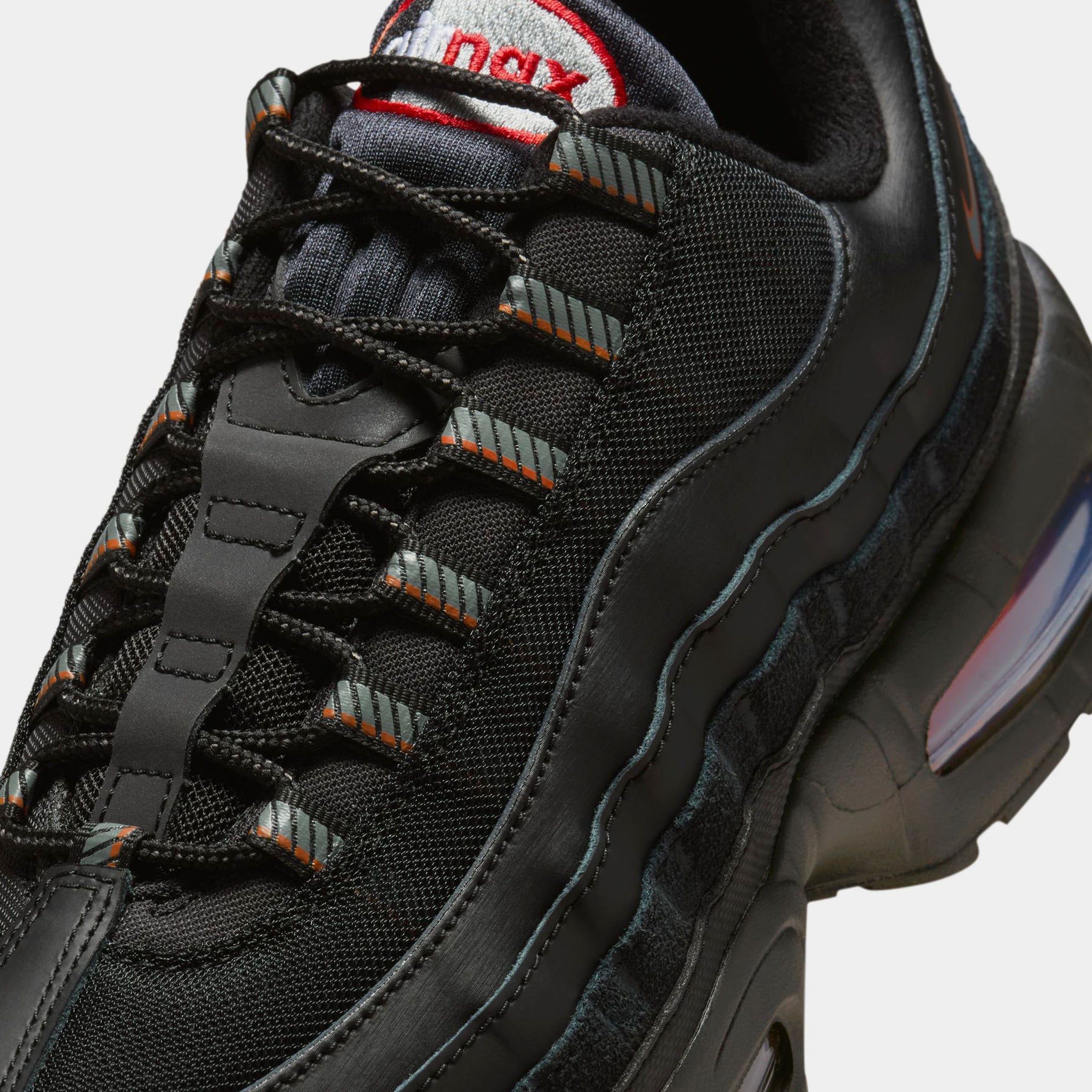 Nike Air Max 95 Big Bubble Mens Running Shoes Black Smoke Grey 