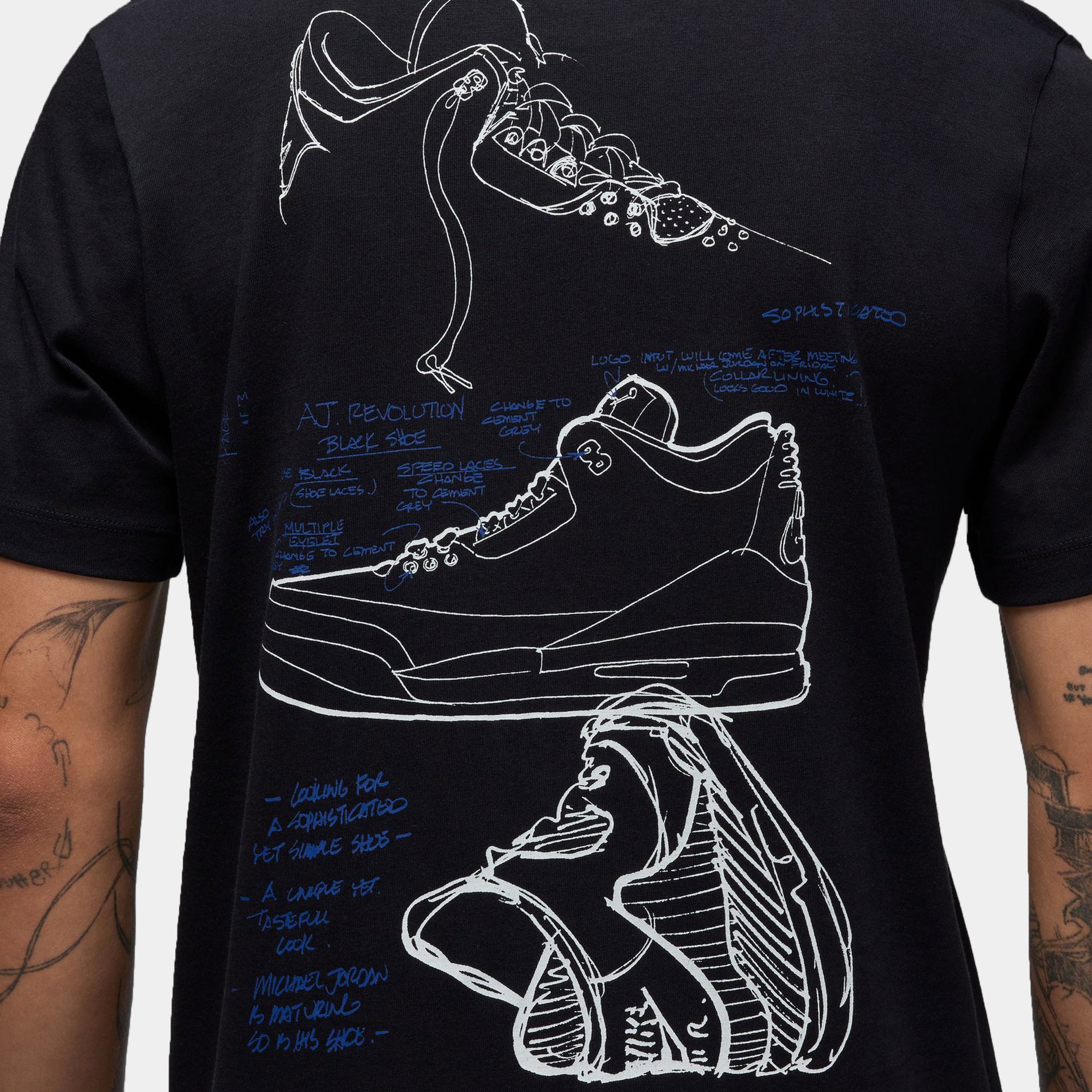 Jordan Rare Air Mens Short Sleeve Shirt Black Sail IB7526-010