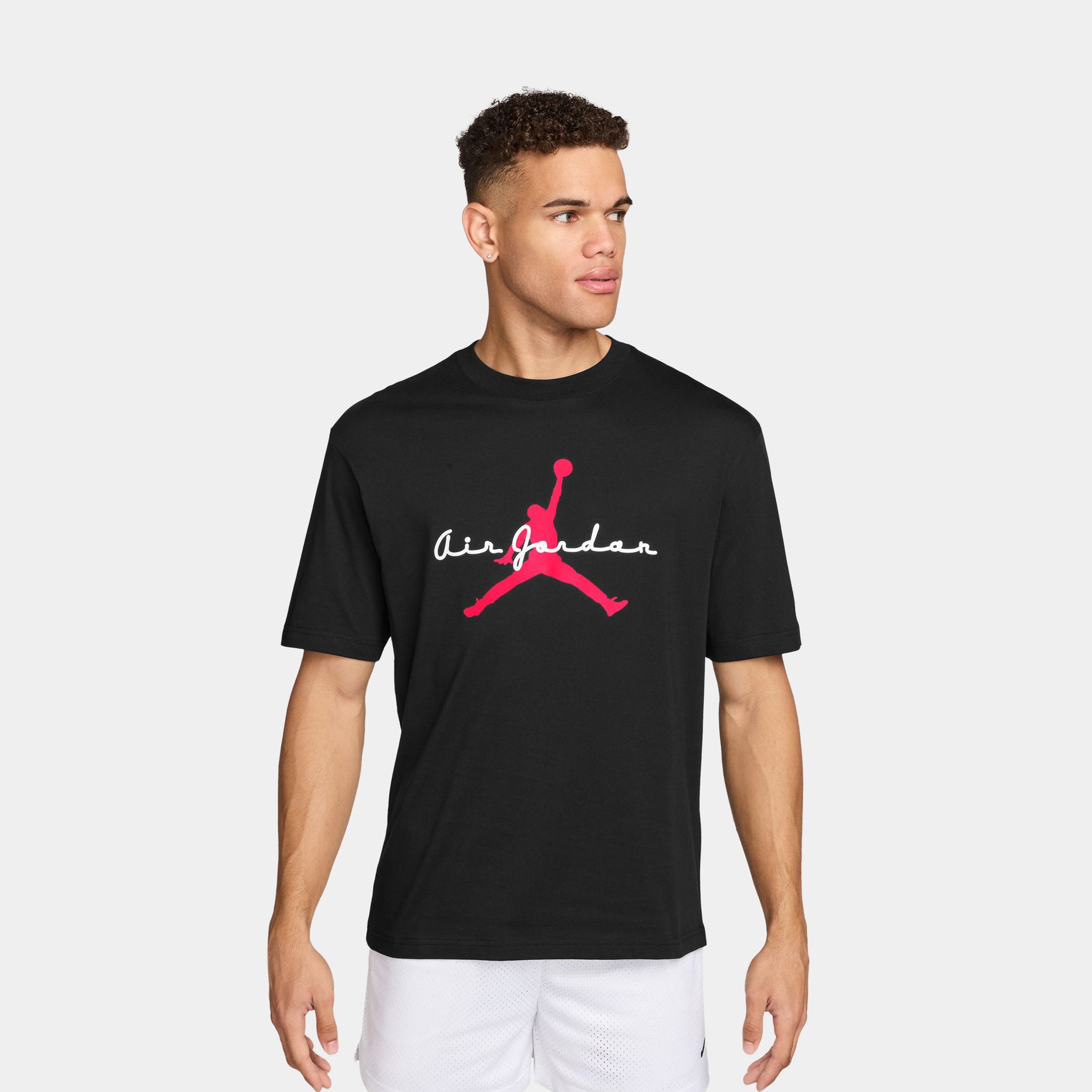 ブラジル代表 Jordan シャツ Jordan Brooklyn Air Jordan Graphic Mens Short Sleeve Shirt Black