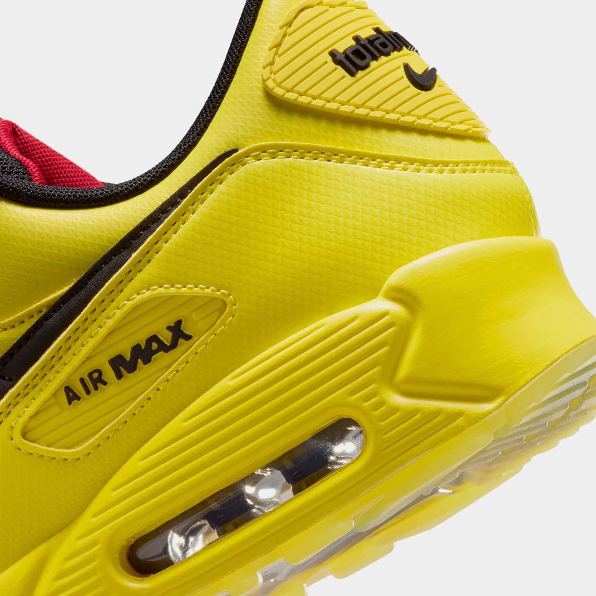 Nike Air Max 90 Total Laser Mens Running Shoes Zest Black Fire Red