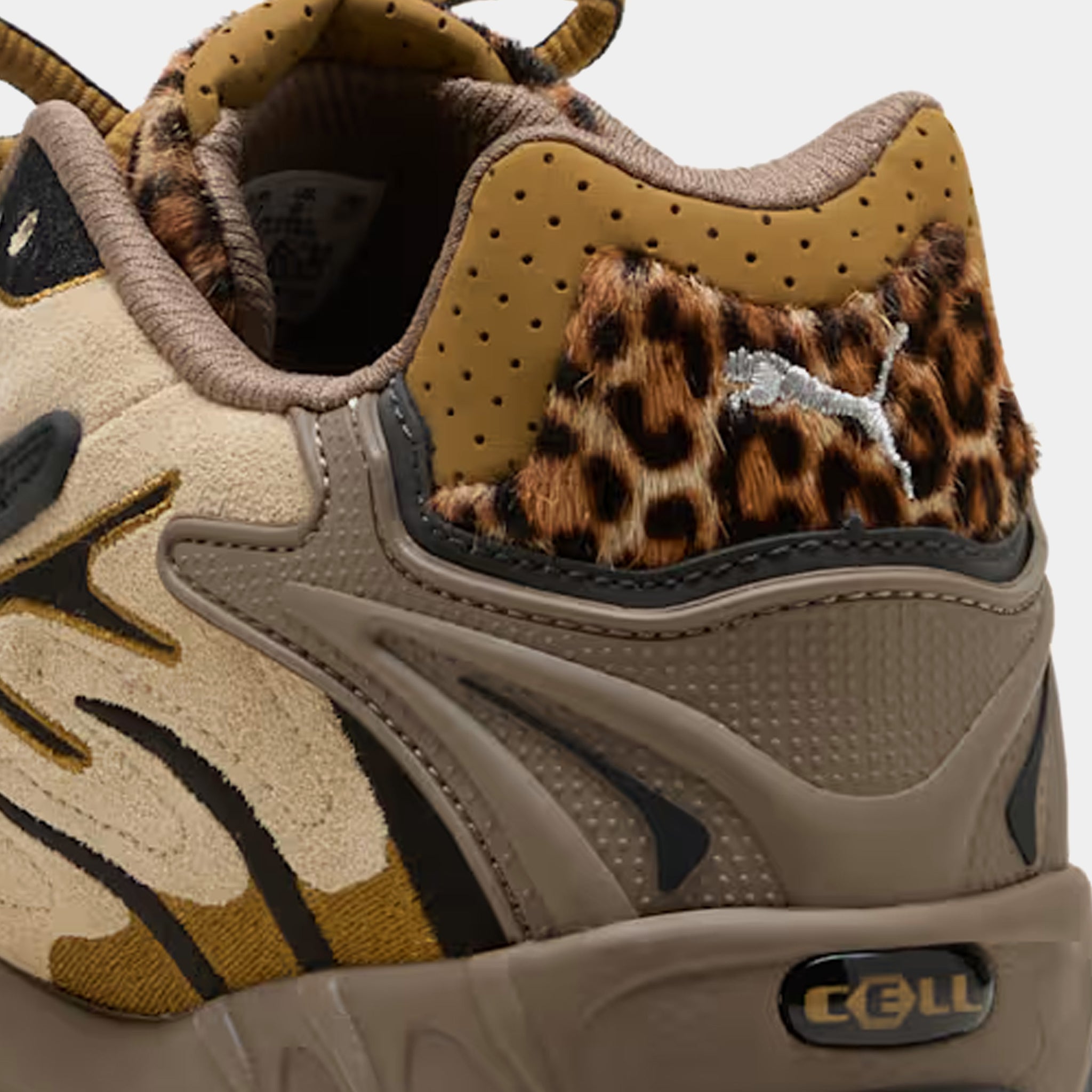 PUMA A$AP Rocky x Puma Inhale Leopard Mens Lifestyle Shoes Beige Black  405579 01 – Shoe Palace