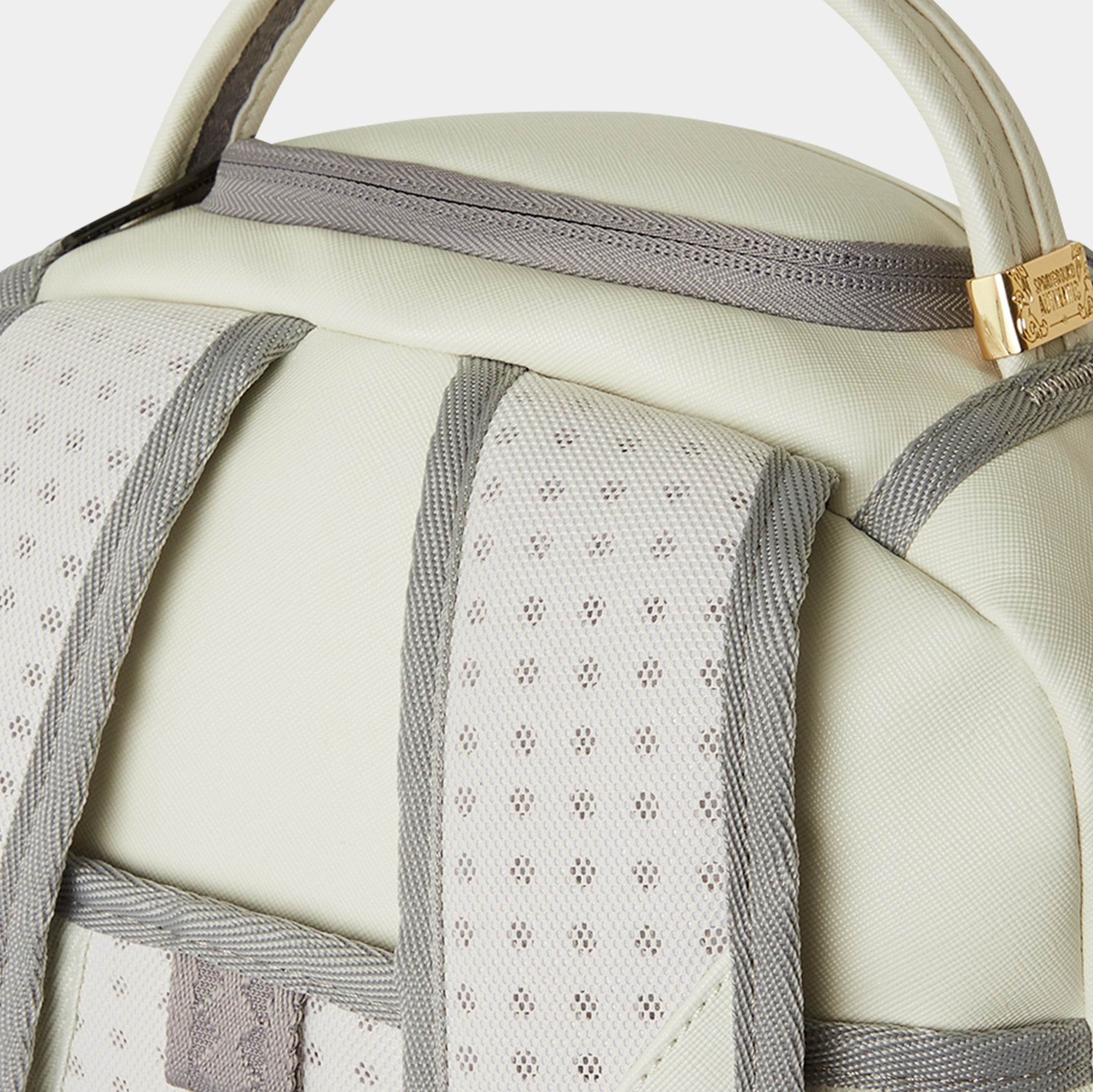 cream grey leather backpack Sprayground Cream Check Shark Central Mens Backpack Cream Grey 910B7420NSZ – Shoe Palace