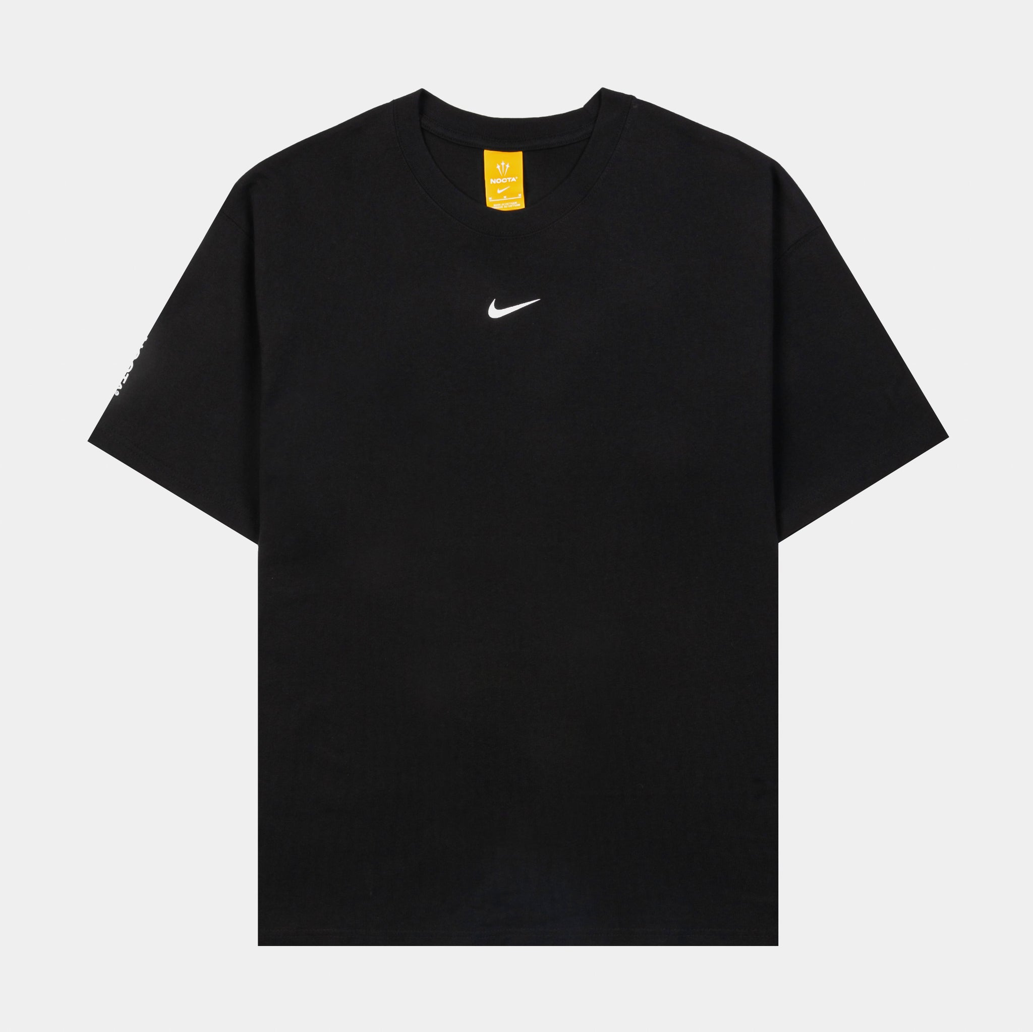 Nike NOCTA Mens Short Sleeve Shirt Black White IB5673-010 – Shoe