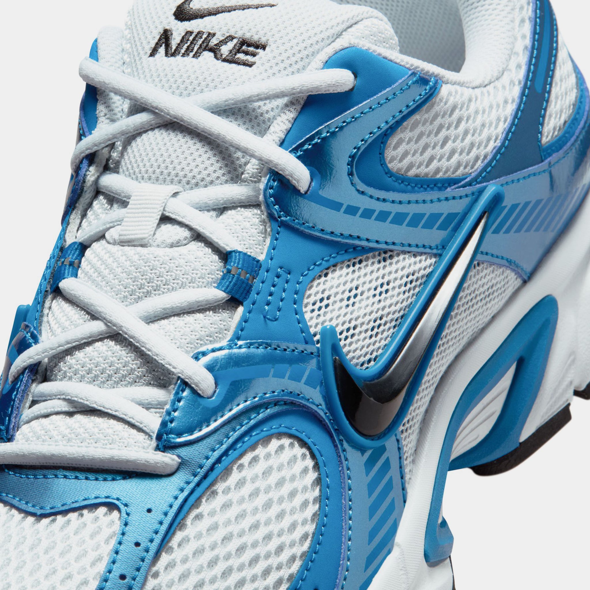 Nike V5 RNR Mens Running Shoes Pure Platinum Black Brilliant Blue