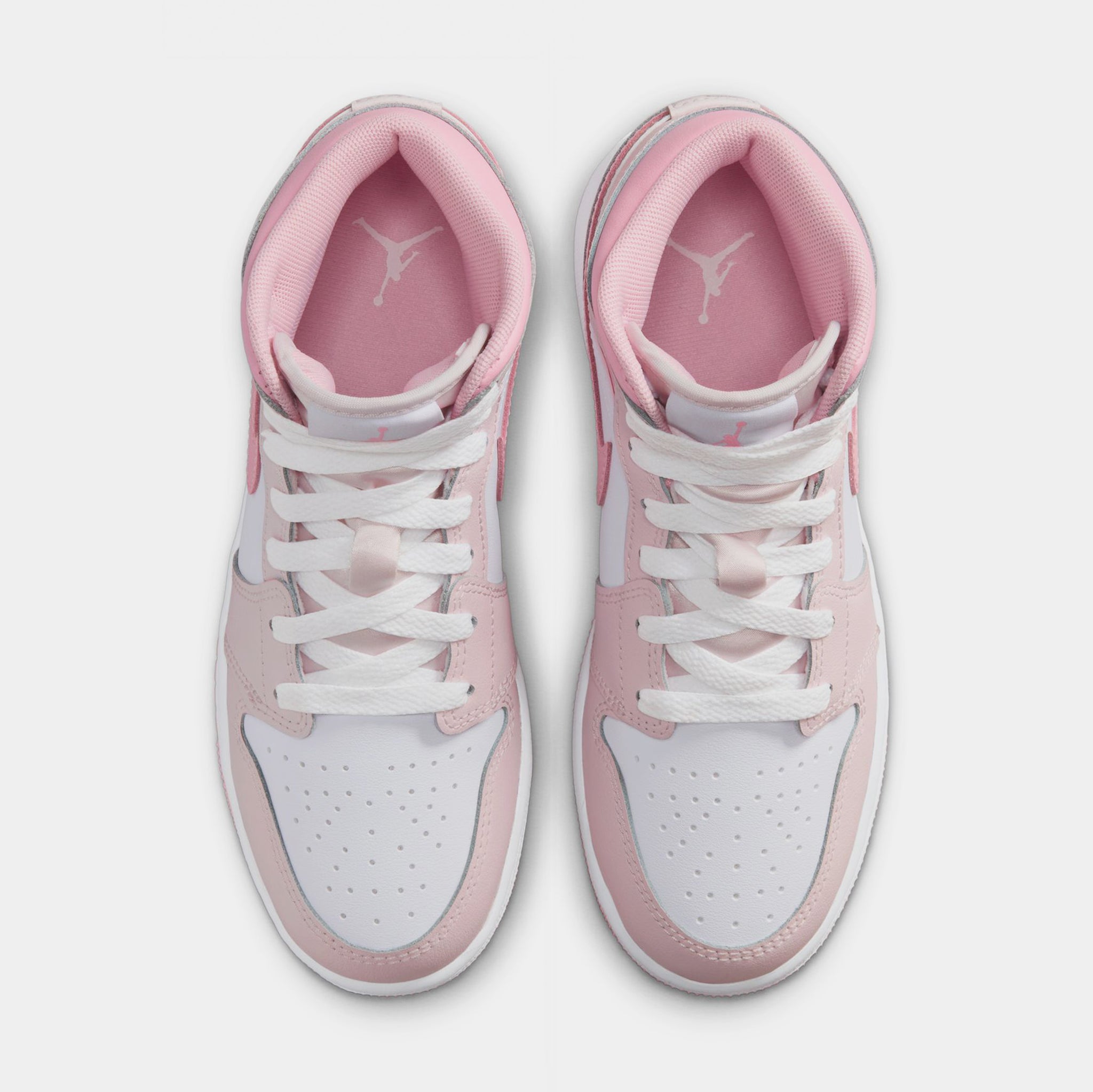 Jordan Air Jordan 1 Mid Grade School Lifestyle Shoes Pearl Pink