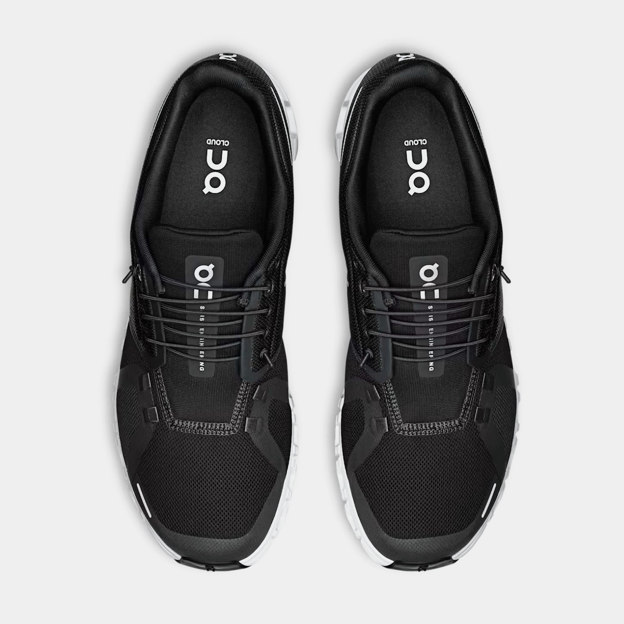 On Cloud 6 Mens Running Shoes Black White 3MF10070299 – Shoe  display picture 2