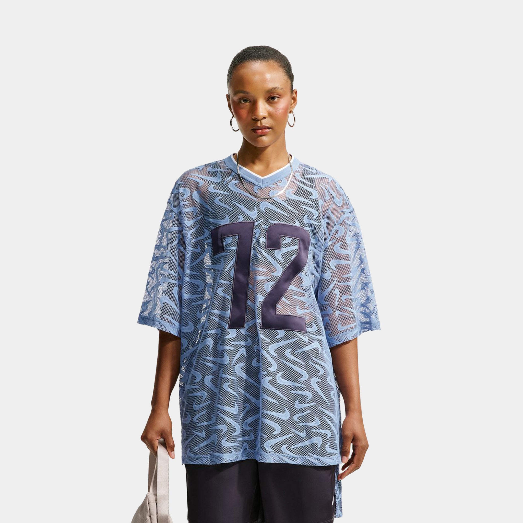 Nike Sportswear Chill Lace Oversized Womens Jersey Work Blue