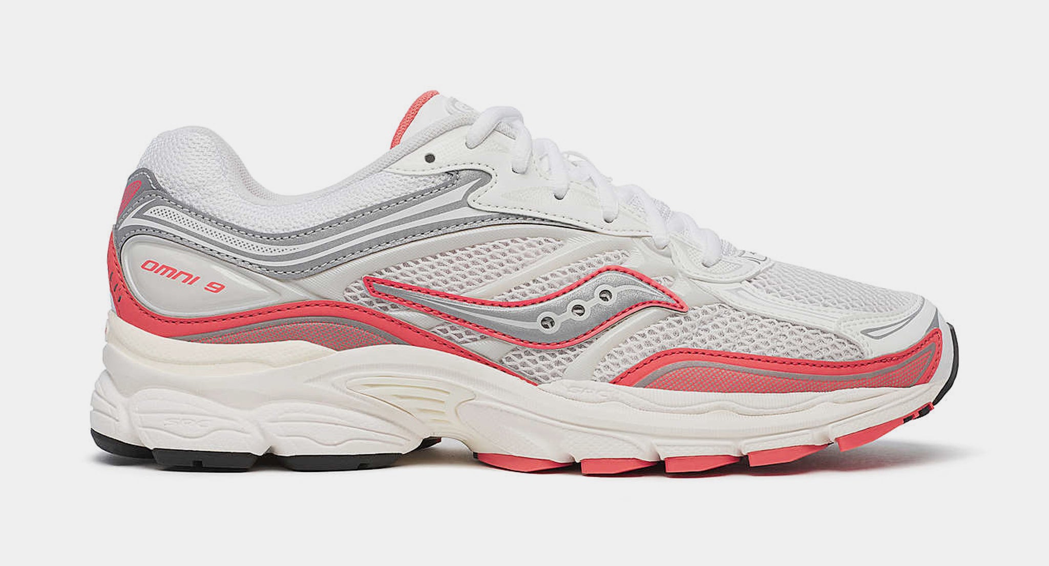 Saucony ProGrid Omni 9 Mens Running Shoes Ivory Coral S70832 