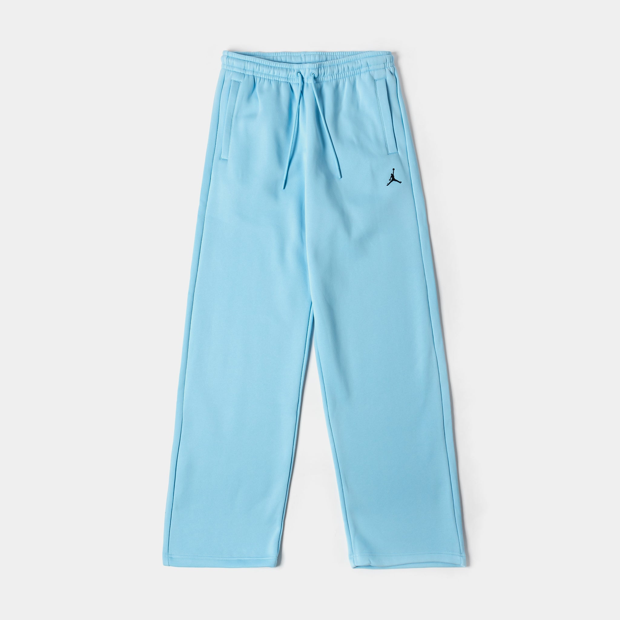 Jordan Brookyln Fleece Oversized Open Hem Mens Sweatpants Blue