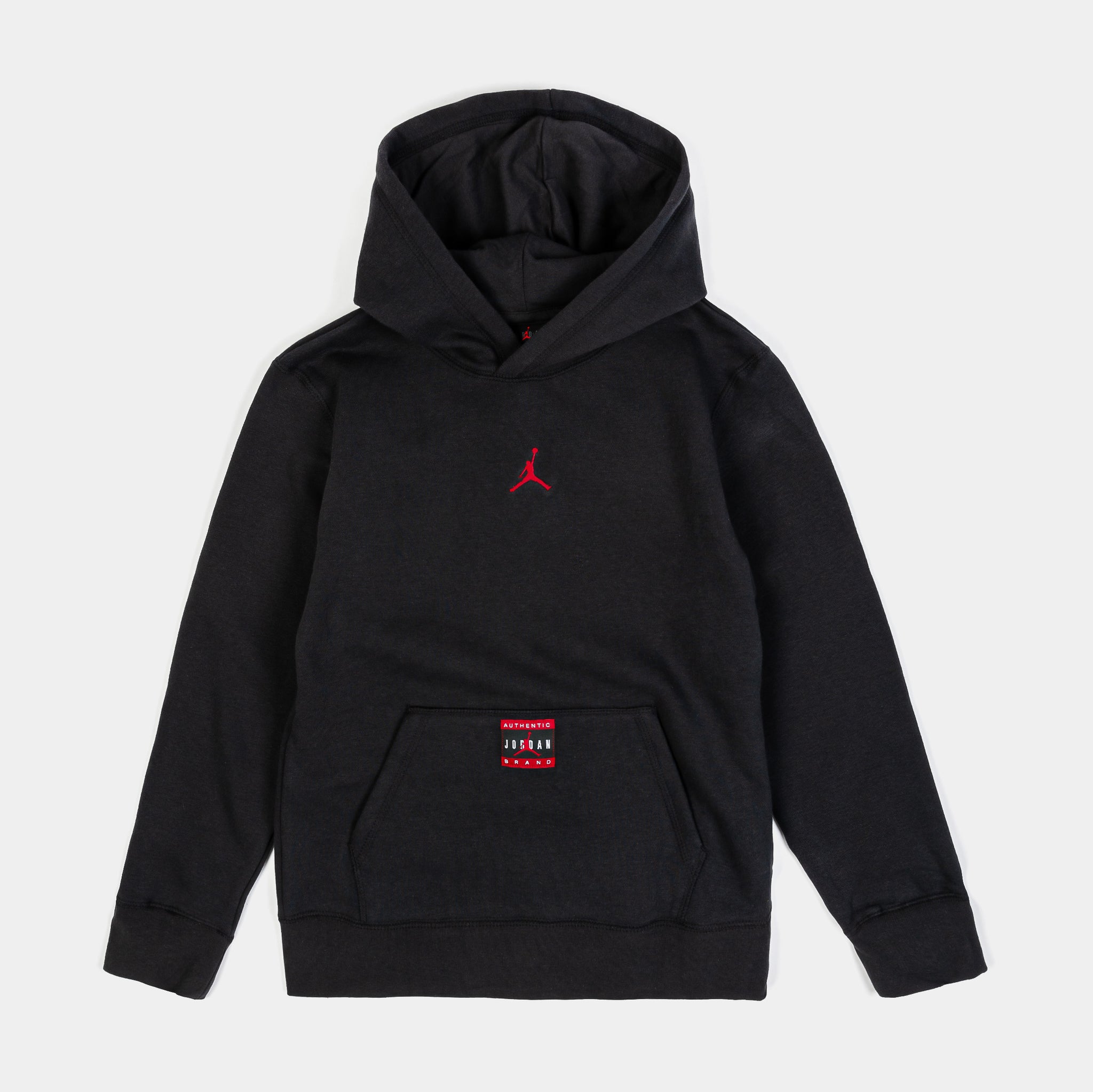 Jordan J Day Brooklyn Fleece Pullover Grade School Hoodie Black - Main Image