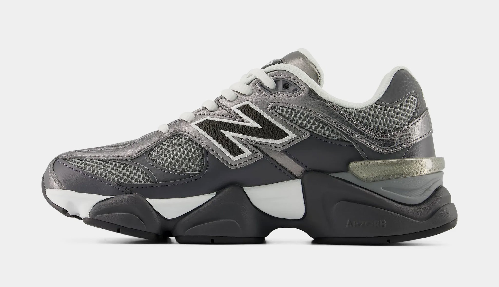 New Balance 9060 Lace Grade School Lifestyle Shoes Magnet Faded