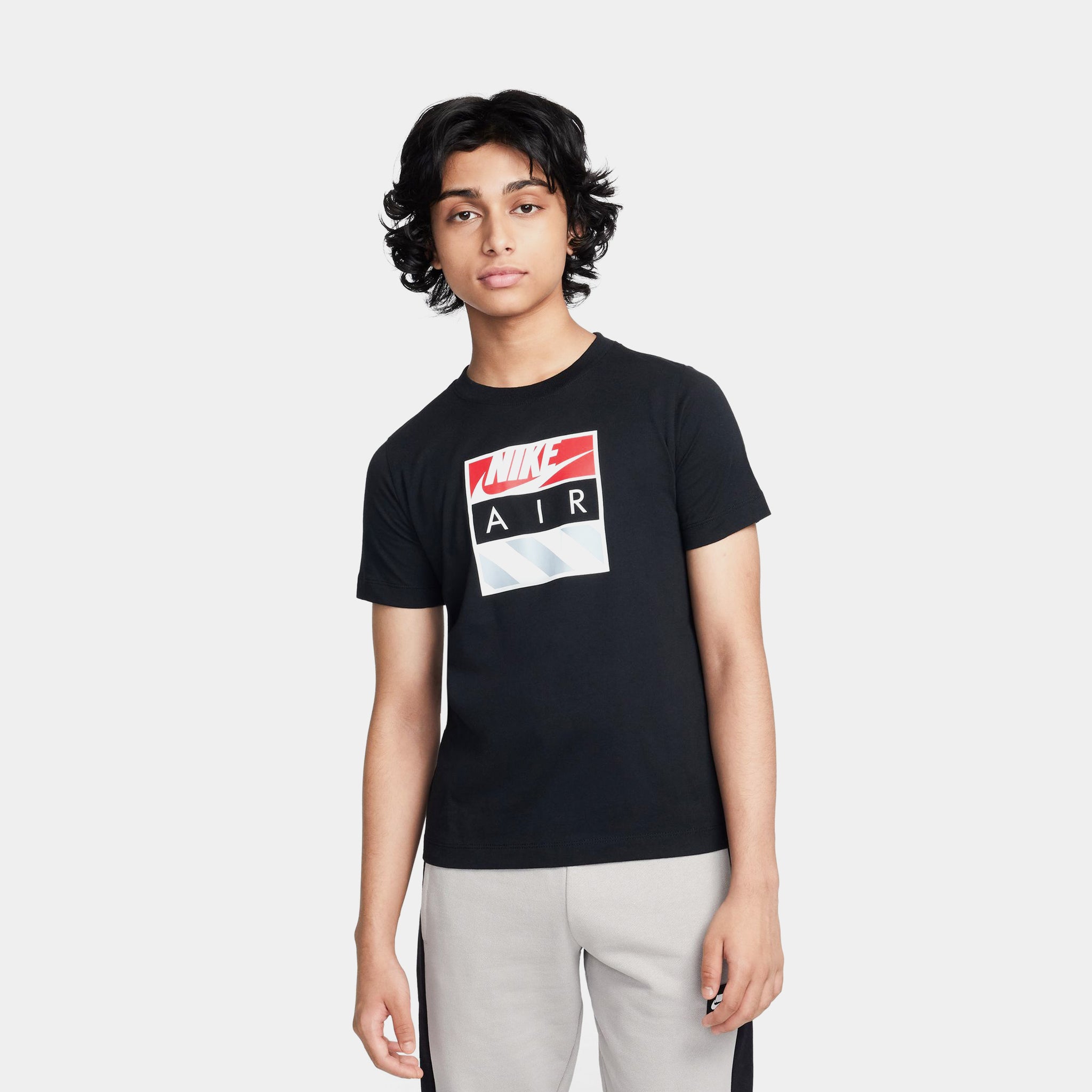 red and black nike air shirt