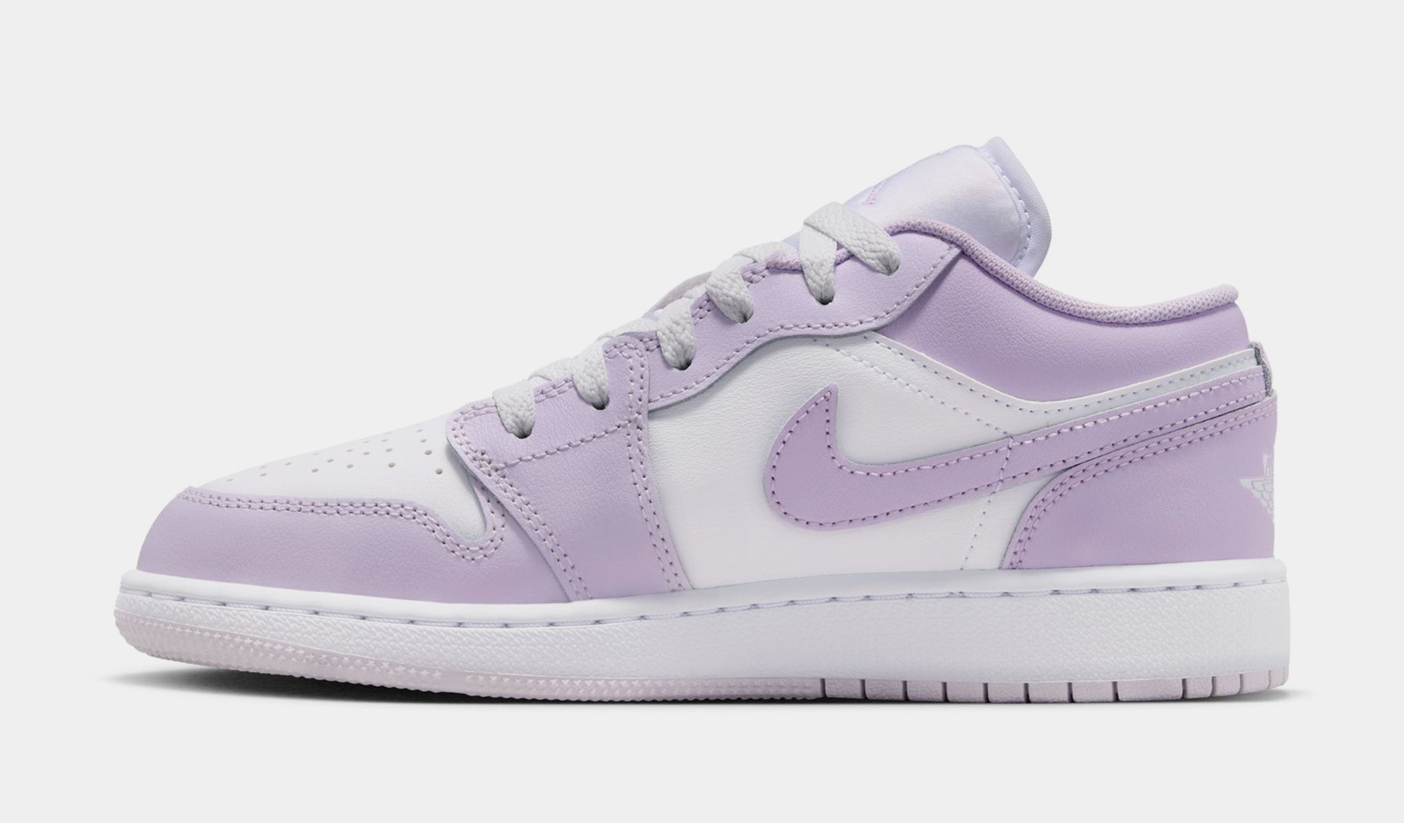 Jordan Air Jordan 1 Low Grade School Lifestyle Shoes Barely Grape