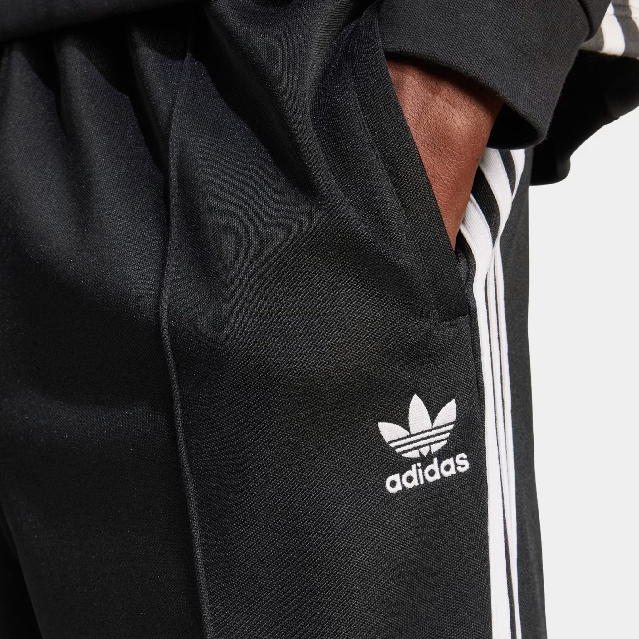adidas Adicolor Baggy Firebird Track Mens Pants Black IZ4801