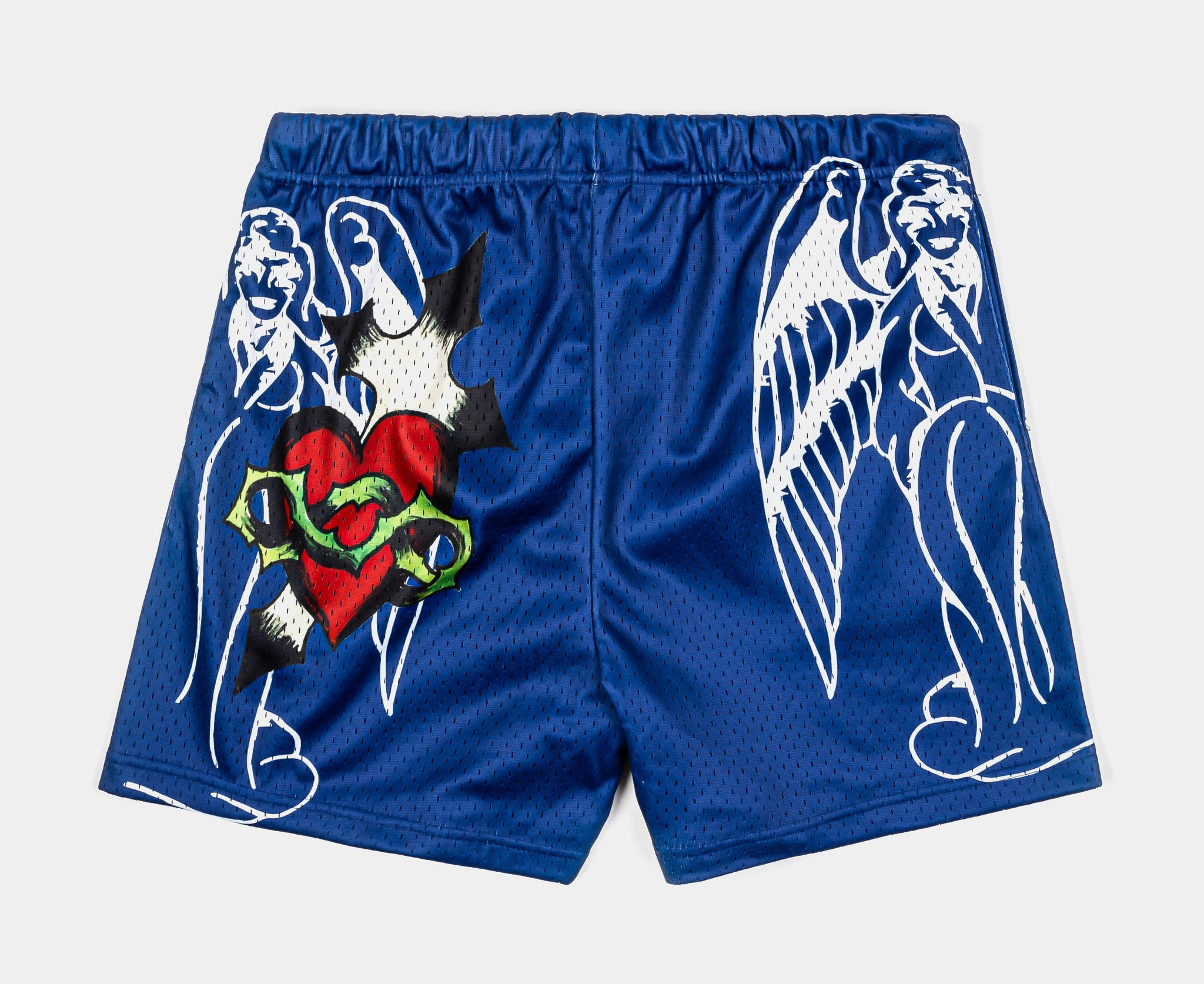 Ed Hardy Cross Snake Mesh Mens Shorts Blue Red EHM8004-6 – Shoe Palace