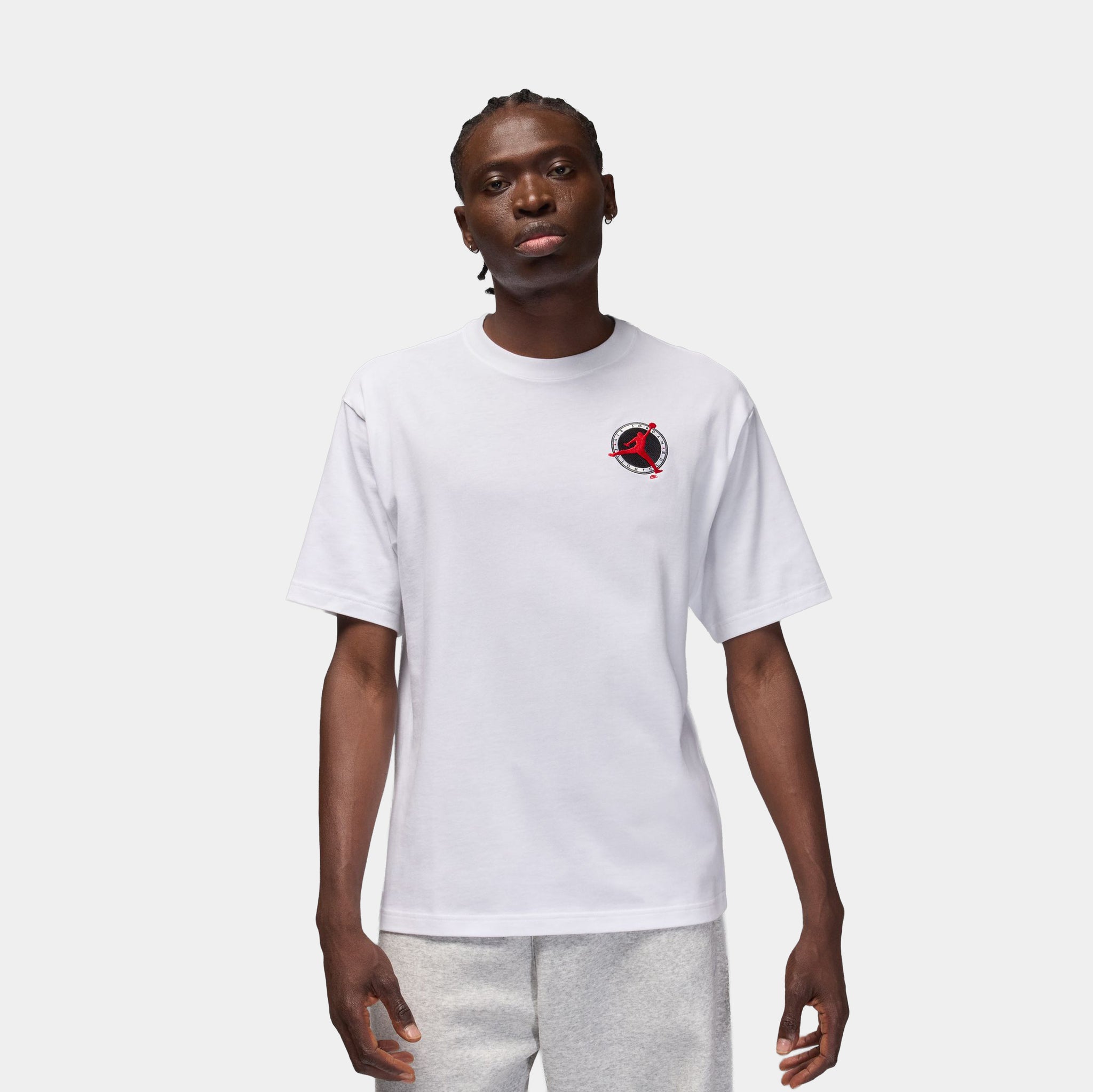 Jordan Flight Club Mens Short Sleeve Shirt White IQ0543-100 – Shoe