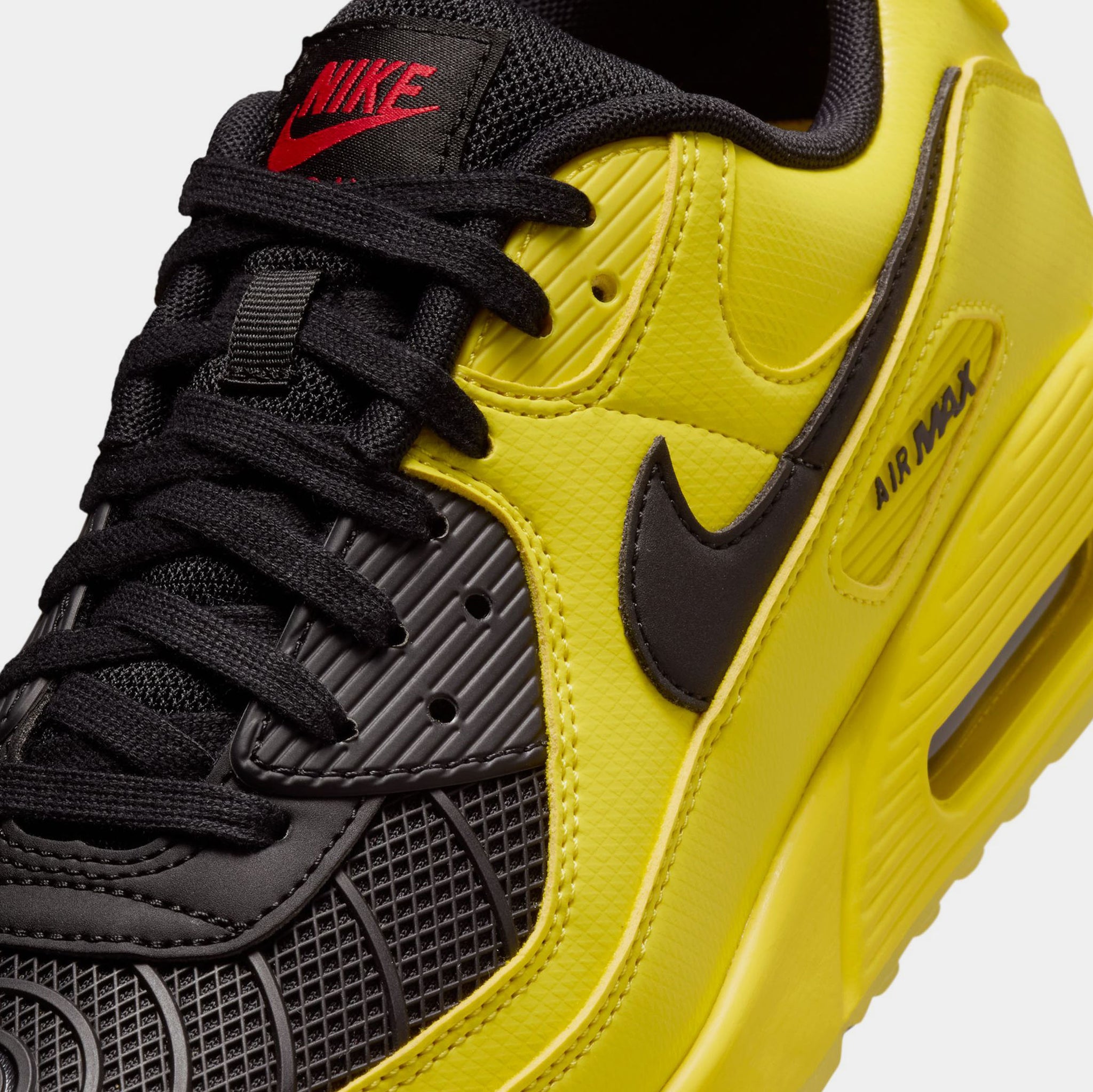 Nike Air Max 90 Total Laser Mens Running Shoes Zest Black Fire Red
