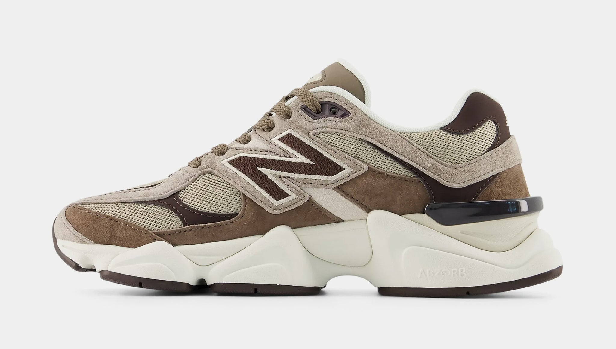 New Balance 9060 Mens Lifestyle Shoes Thunder Brown Stoneware