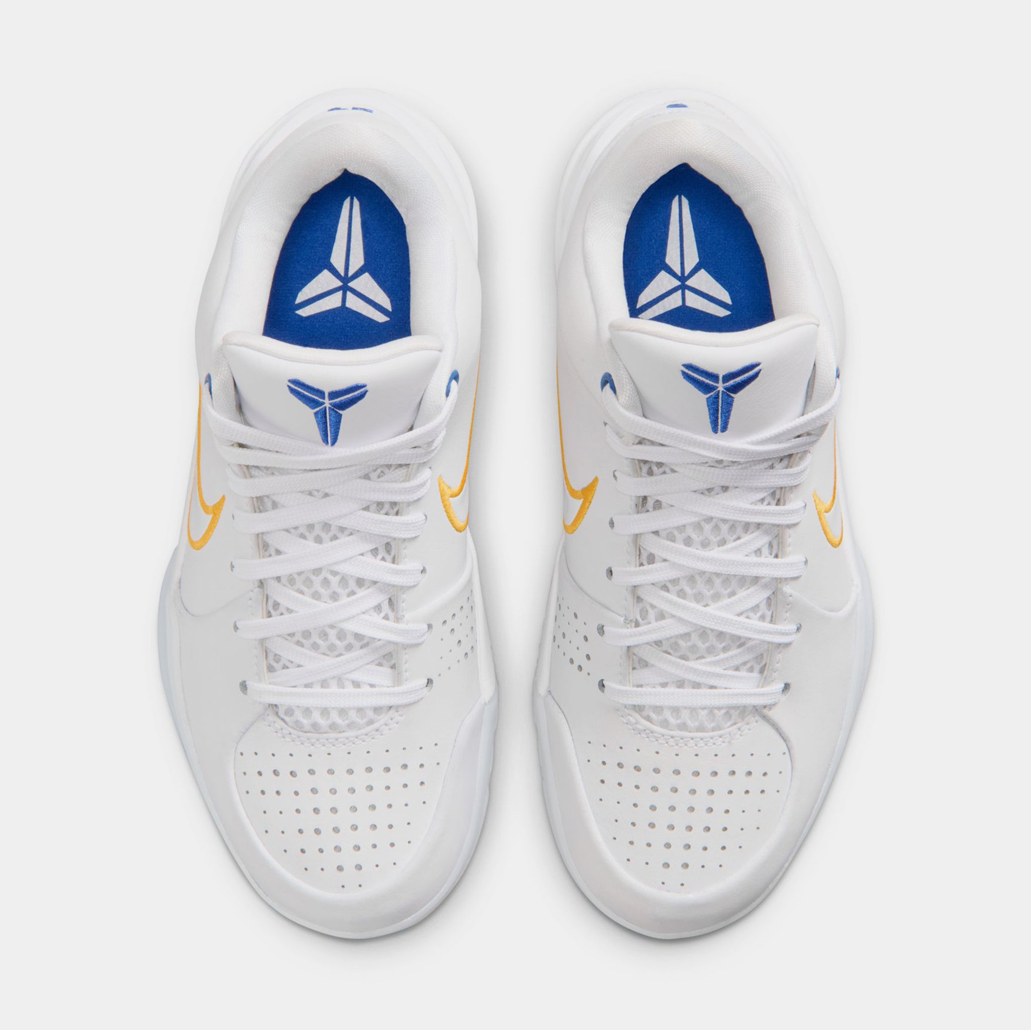 Nike Kobe 4 Draft Pack Grade School Basketball Shoes White Glacier