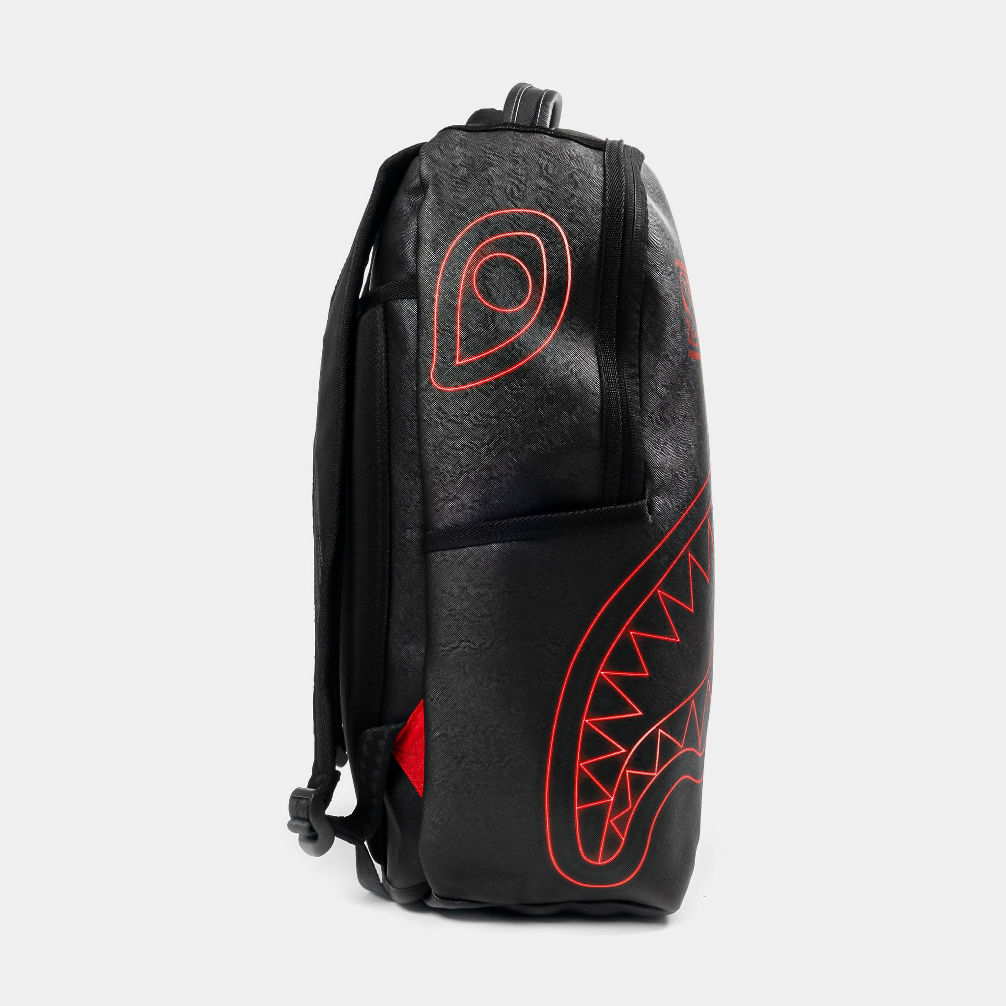 Sprayground Stranger Things Logo Mens Backpack Black Red