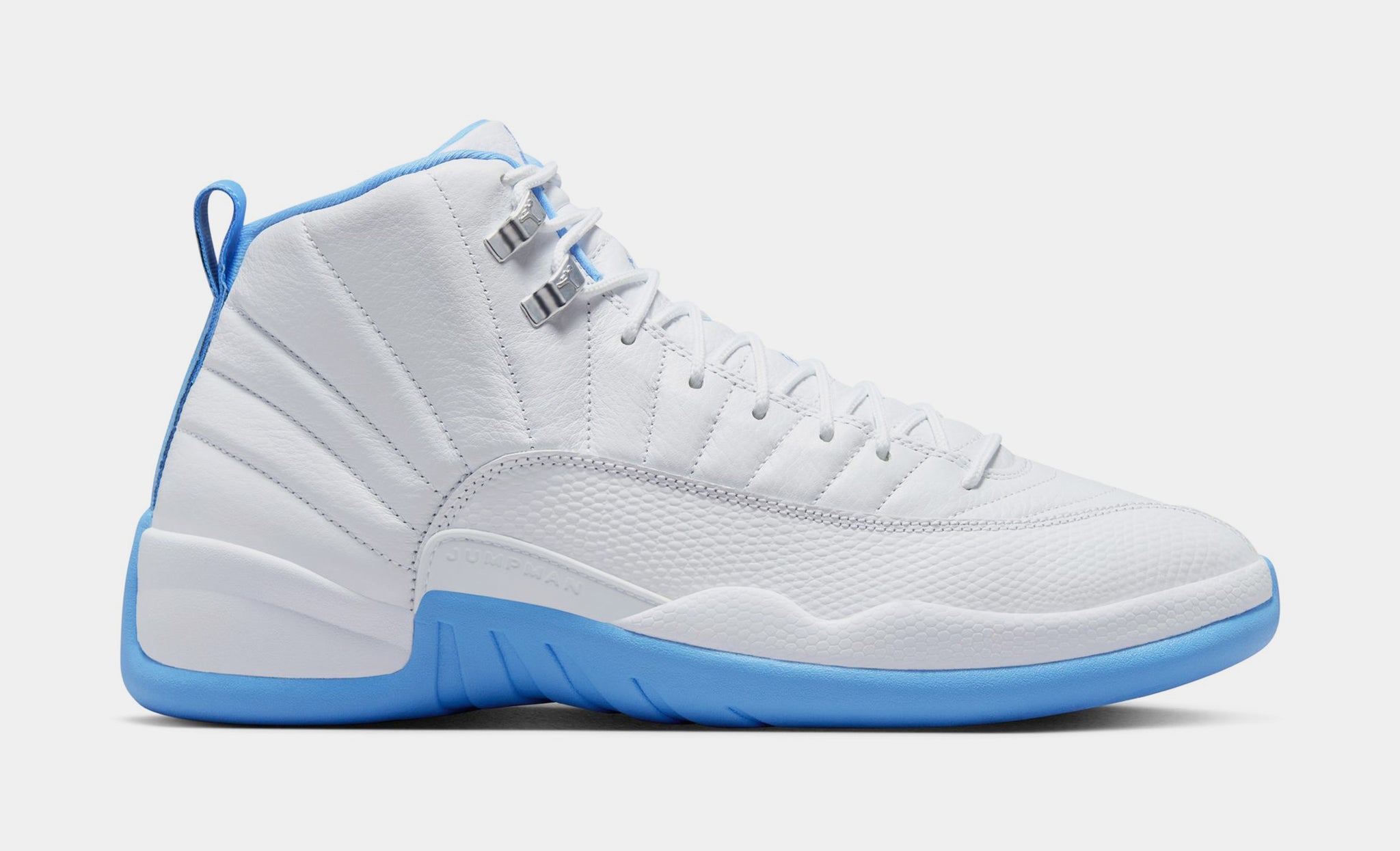 Jordan Air Jordan 12 Retro White and University Blue Mens