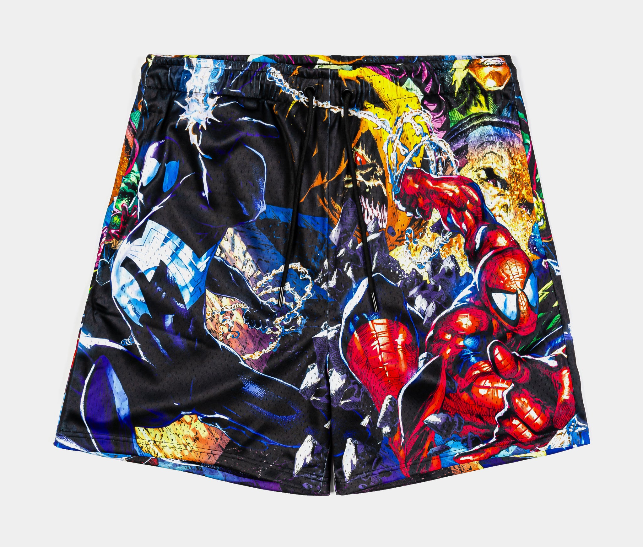 Shoe Palace Marvel By Shoe Palace Symbiote Mesh Mens Shorts Black