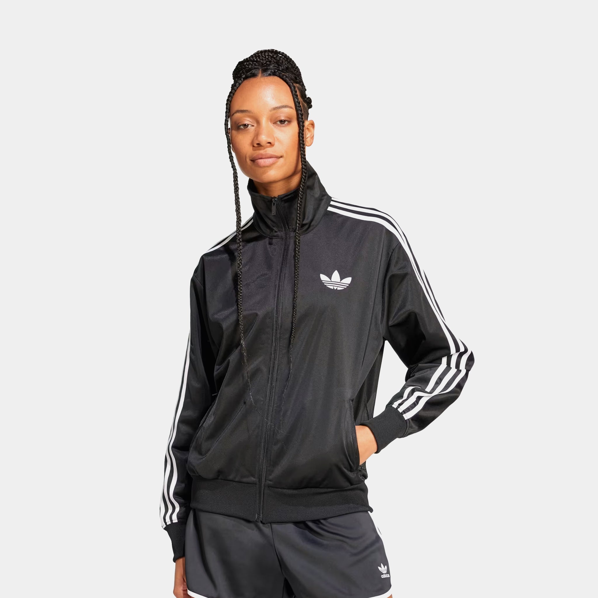 adidas Adicolor Classic Firebird Loose Track Womens Jacket Black