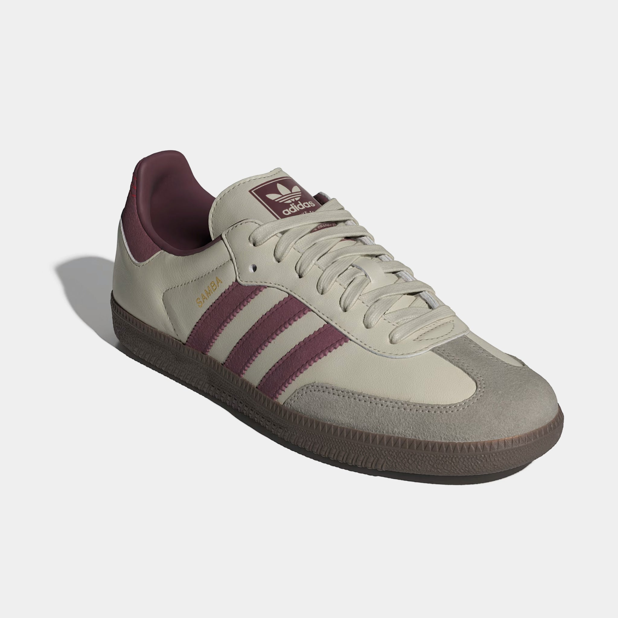 adidas Samba OG Mens Lifestyle Shoes Putty Grey Maroon Gold Metallic Final ID1482 Shoe Palace adidas Samba OG Mens Lifestyle Shoes Putty Grey Maroon Gold Metallic Final ID1482 Shoe Palace