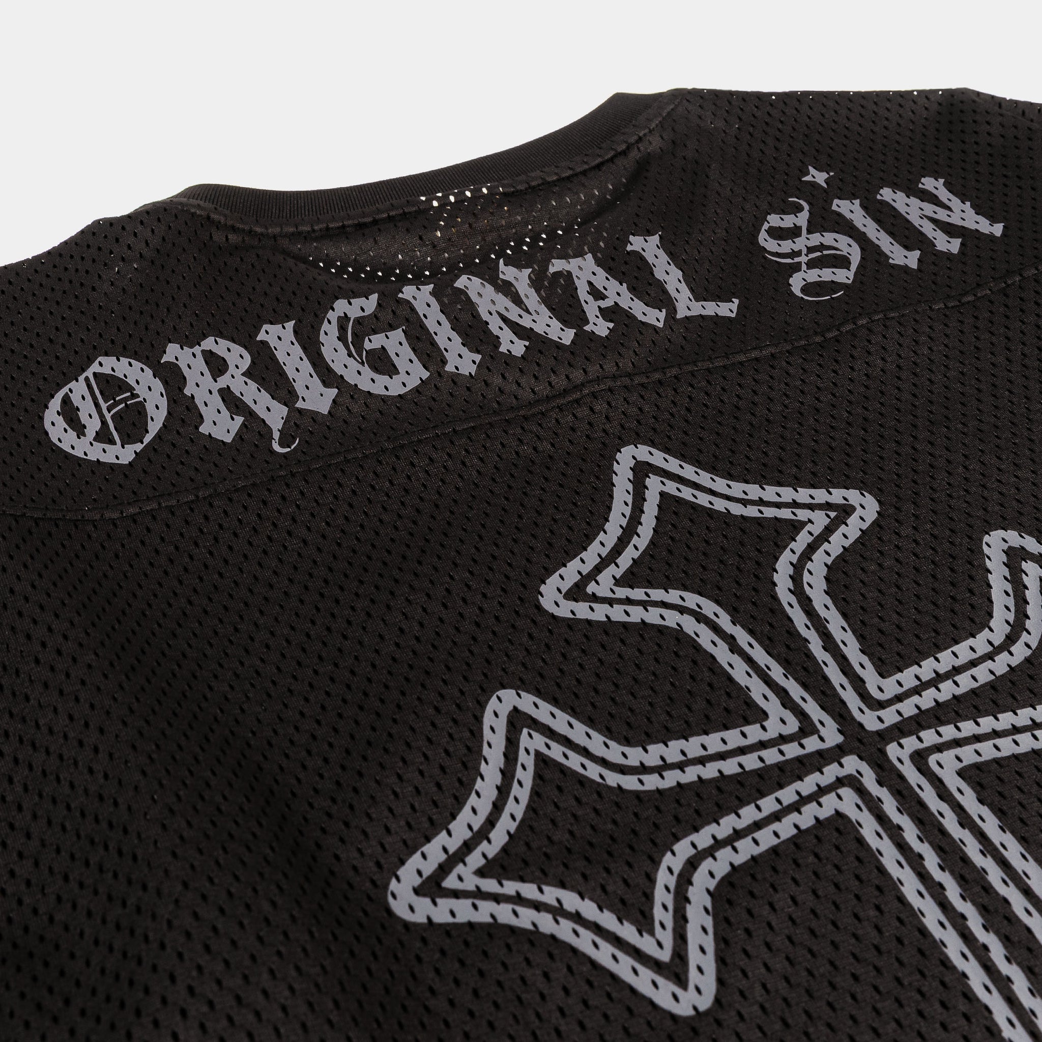 Original Sin Lady Guadalupe Mesh Mens Jersey Black Yellow OSMJ102