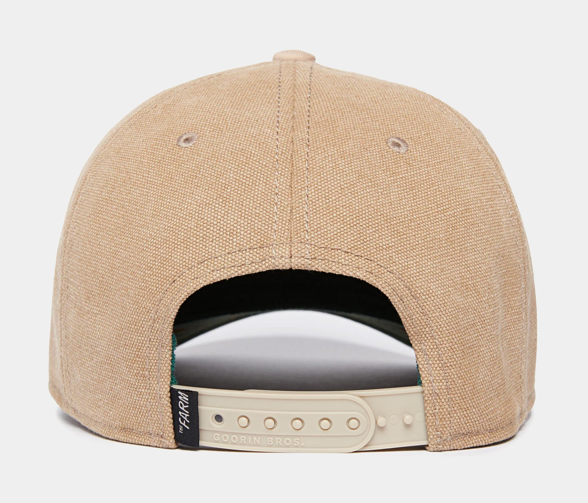 Goorin Bros Open Crown Straw Hat Khaki Green Size Medium Goorin Brothers The Alligator Olive Trucker Hat, The Animal  main image 2