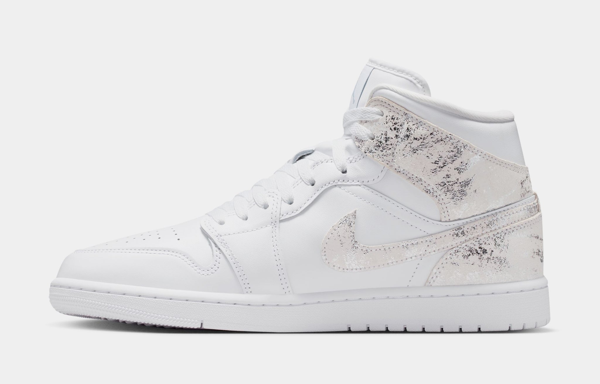 靴 Nike AirJordan1 MidSE White/Hyper  Jordan Air Jordan 1 Mid SE Mens Lifestyle Shoes White White White