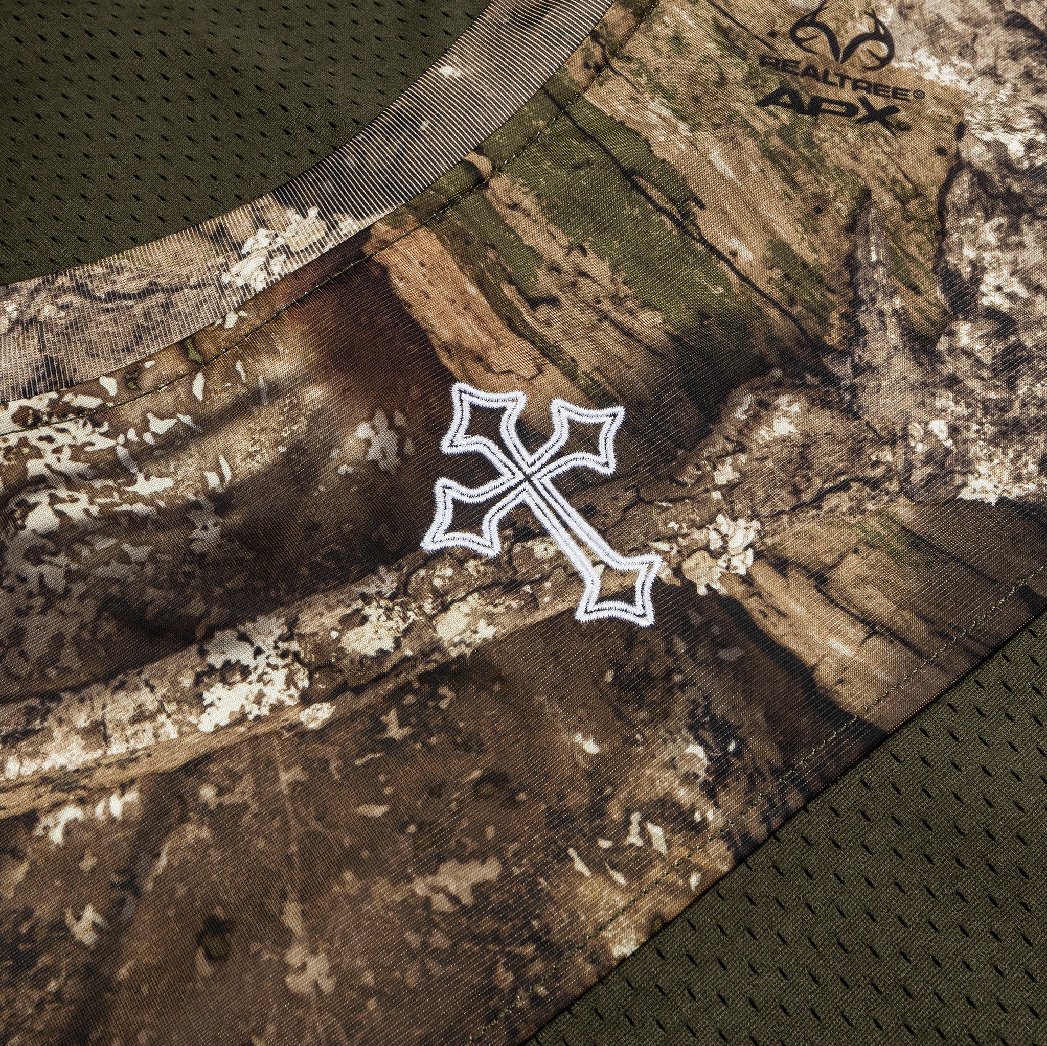 Maison Article Realtree by Shoe Palace Camo Mesh Mens Jersey Brown