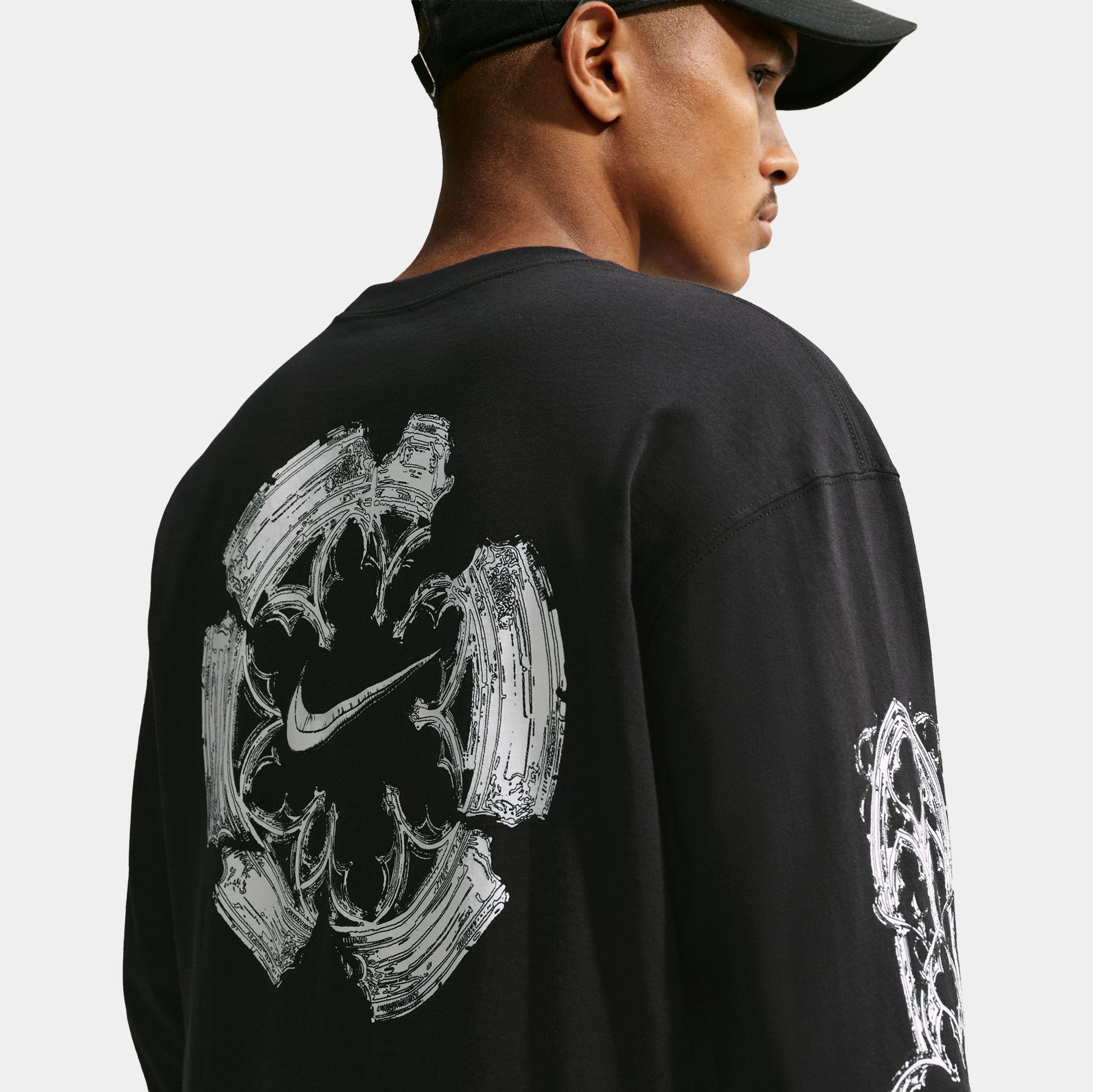 Nike Sportswear Max 90 Mens Long Sleeve Shirt Black JF5984-010