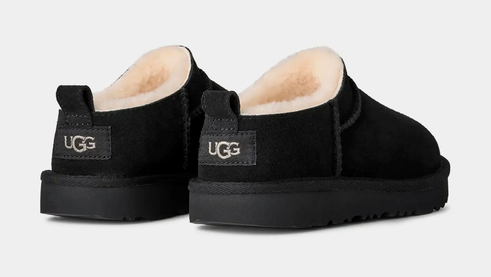 UGG Classic Micro Grade School Lifestyle Boots Black 1174410K BLK