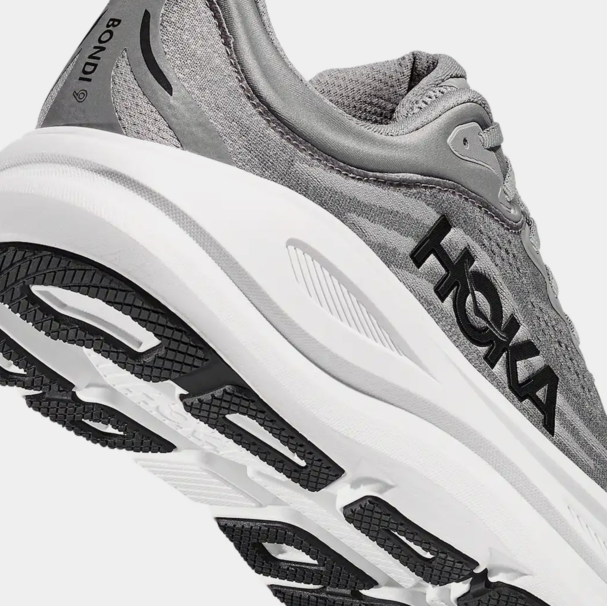Hoka Bondi 9 Mens Running Shoes Galactic Grey Stellar Grey 1162011