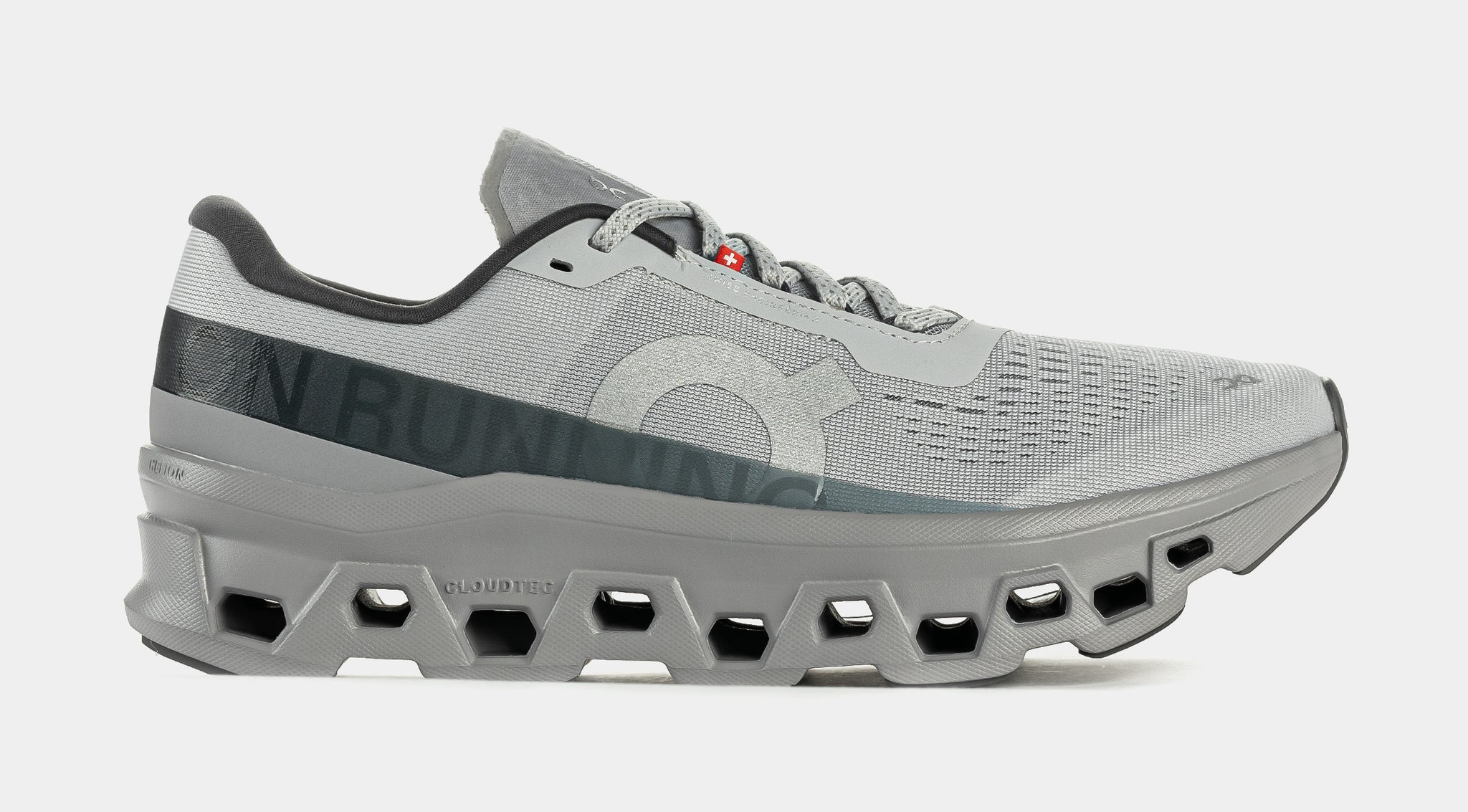 On Cloudmonster Glacier Black Gray Running  Shoes Sneaker Men’s Size 12 13 NEW On Running Cloudmonster Glacier Black main image 2