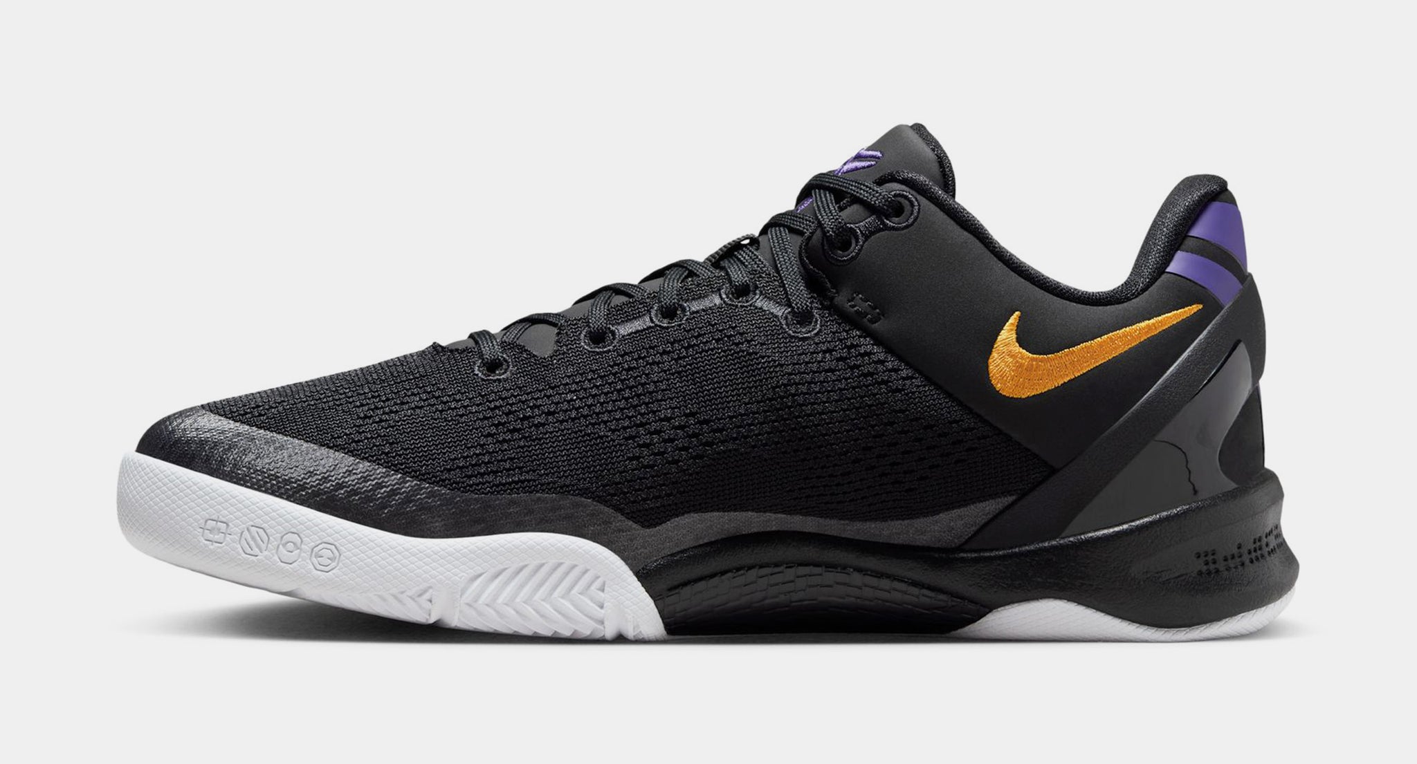 Nike Kobe Basketball Shoes - Black, White, Gold Kobe A.D.  main image 4