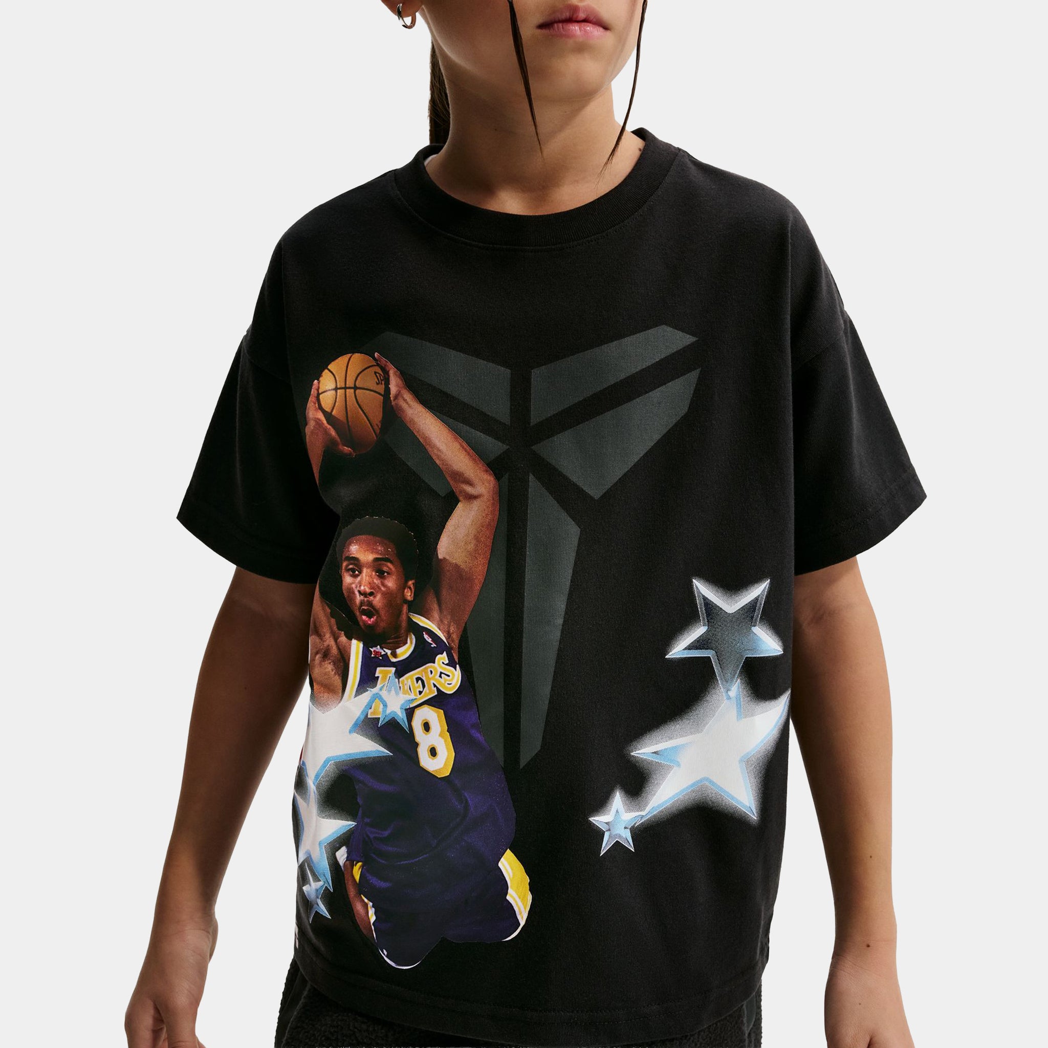Nike Kobe Dri-FIT Max90 Grade School Short Sleeve Shirt Black