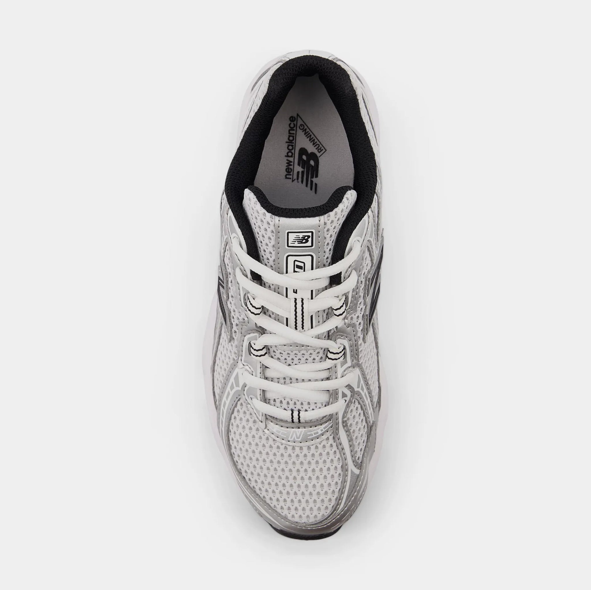 New Balance ホワイト/シルバー New Balance 740 Grade School Running Shoes Silver Metallic White