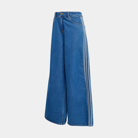 adidas Denim Firebird Adilenium Track Womens Pants Medium Vintage