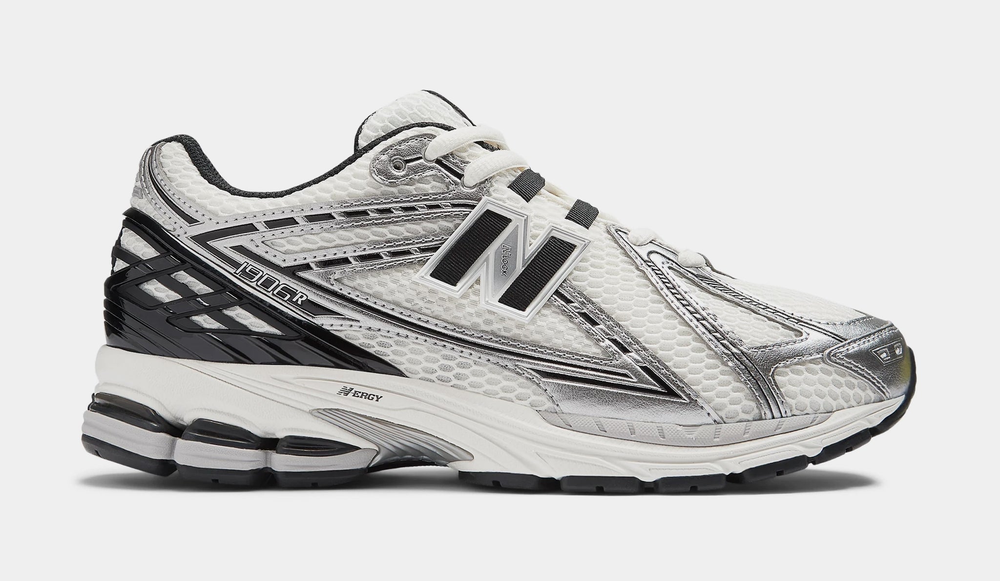 New Balance 1906R Mens Running Shoes Silver Metallic Black Sea