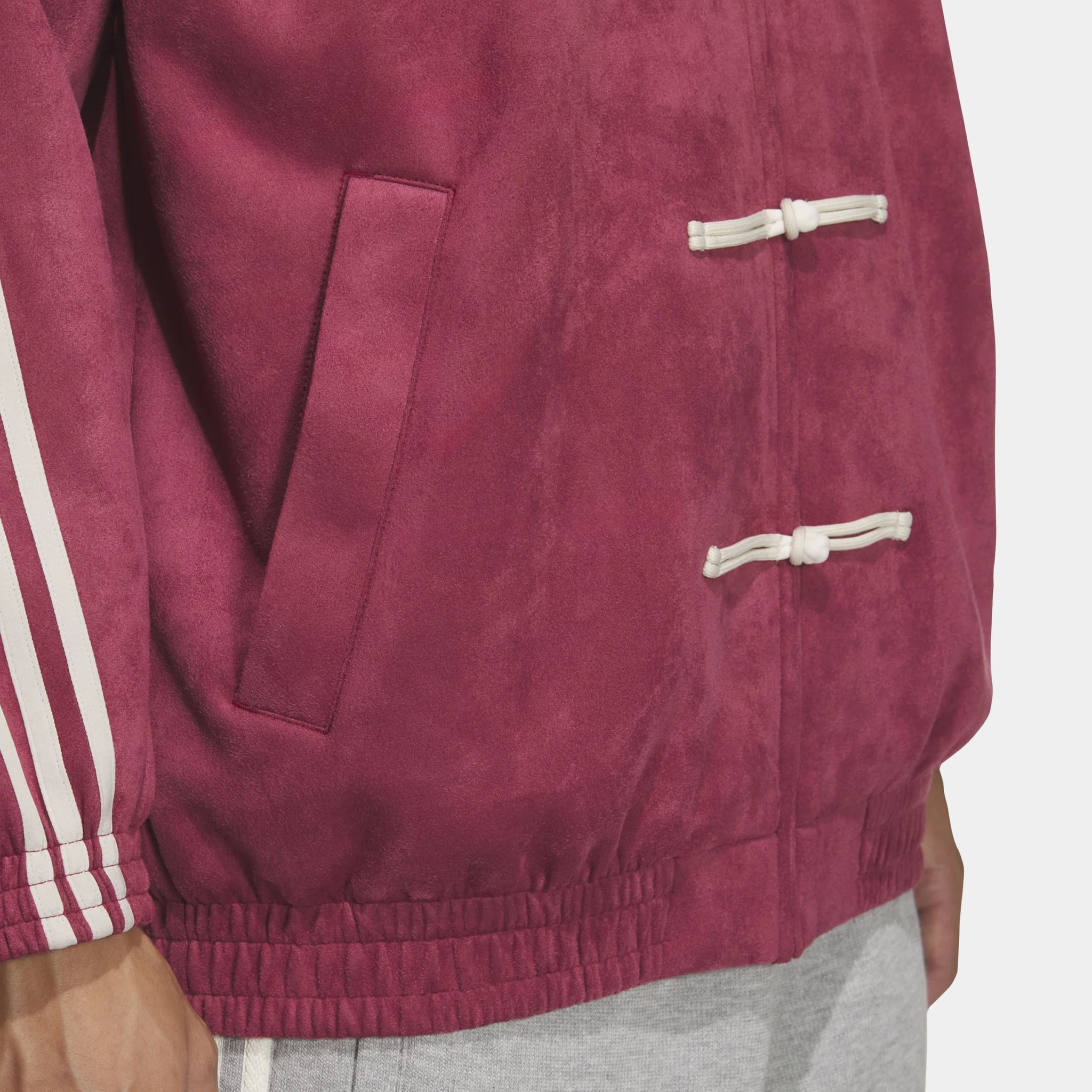 adidas Chinese New Year Mens Jacket Collegiate Burgundy KR0294