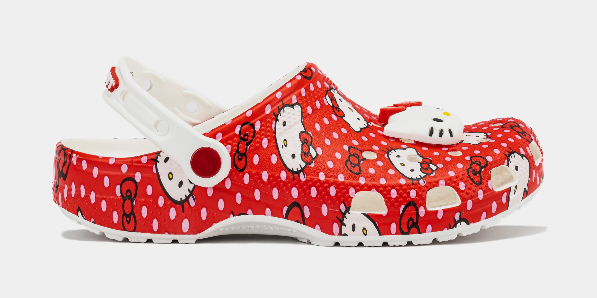 Crocs Kids' Hello Kitty Red Classic Clog, Red, J4