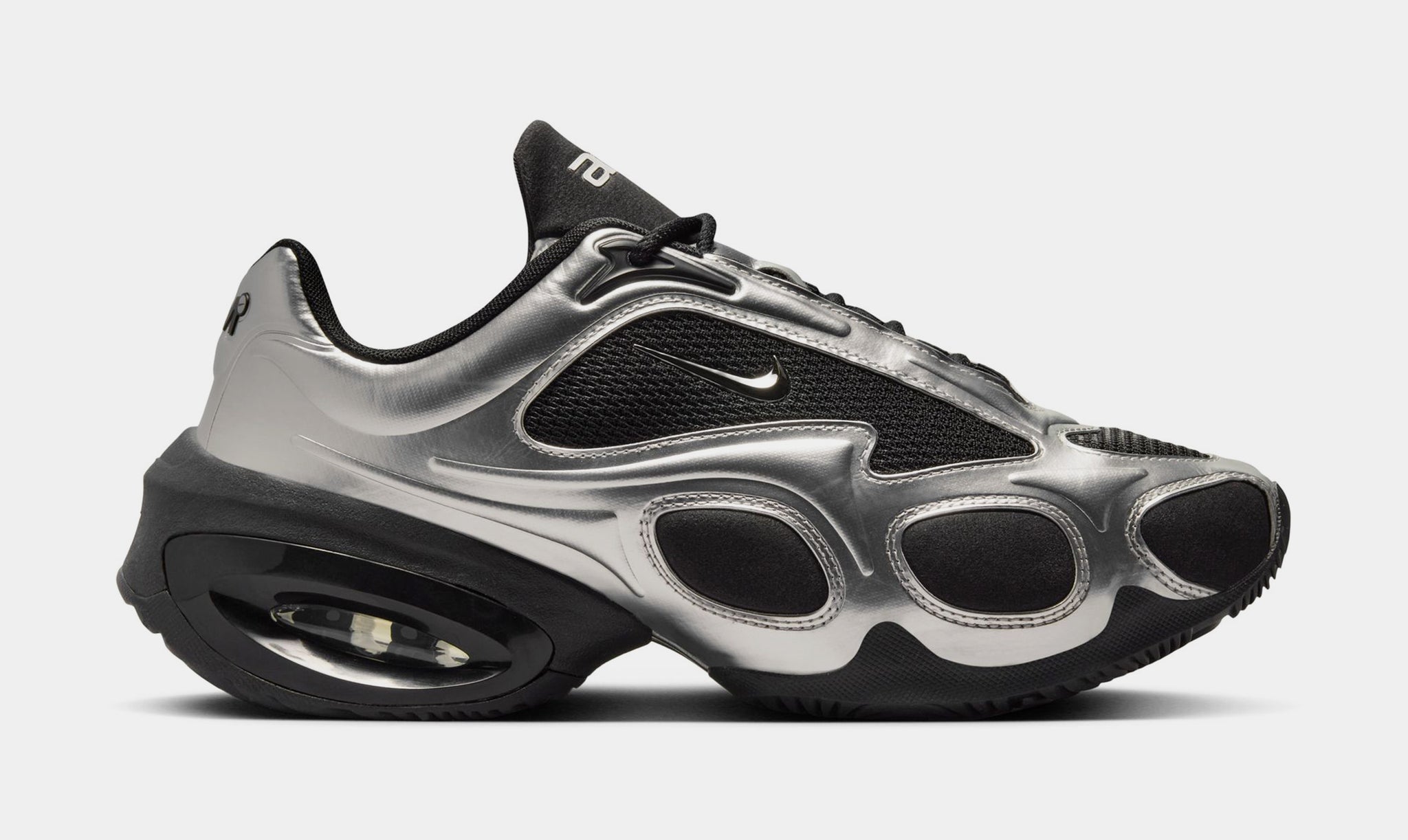 Nike Air Max Muse Womens Running Shoes Black Metallic Silver 