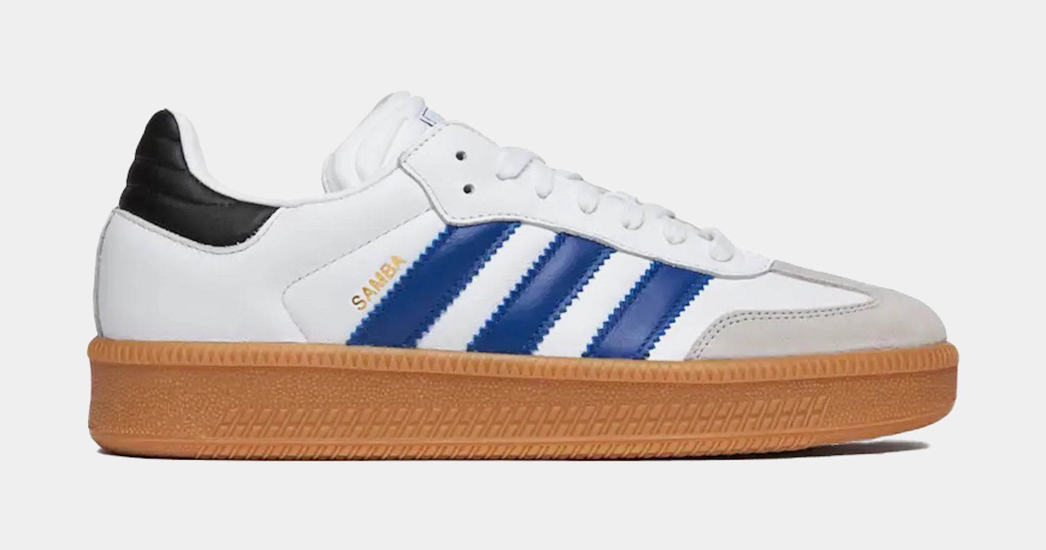 adidas Samba XLG Mens Lifestyle Shoes White Royal Blue Gum IE9182 Shoe Palace adidas Samba XLG Mens Lifestyle Shoes White Royal Blue Gum IE9182 Shoe Palace