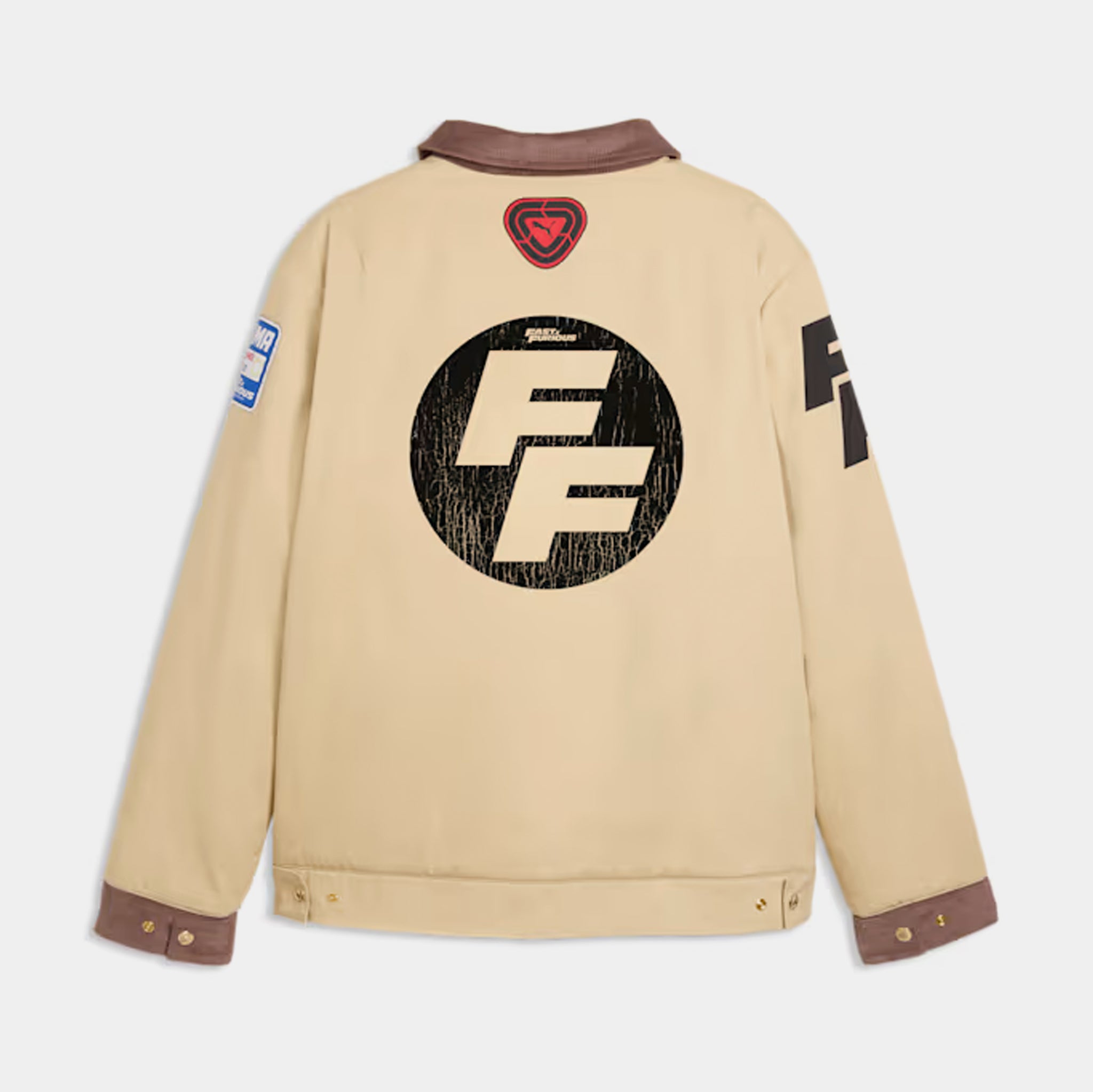ファスファス　MAJOR Fas-Fas PUMA Fast & Furious Workwear Mens Jacket Cashew Brown 637905 01
