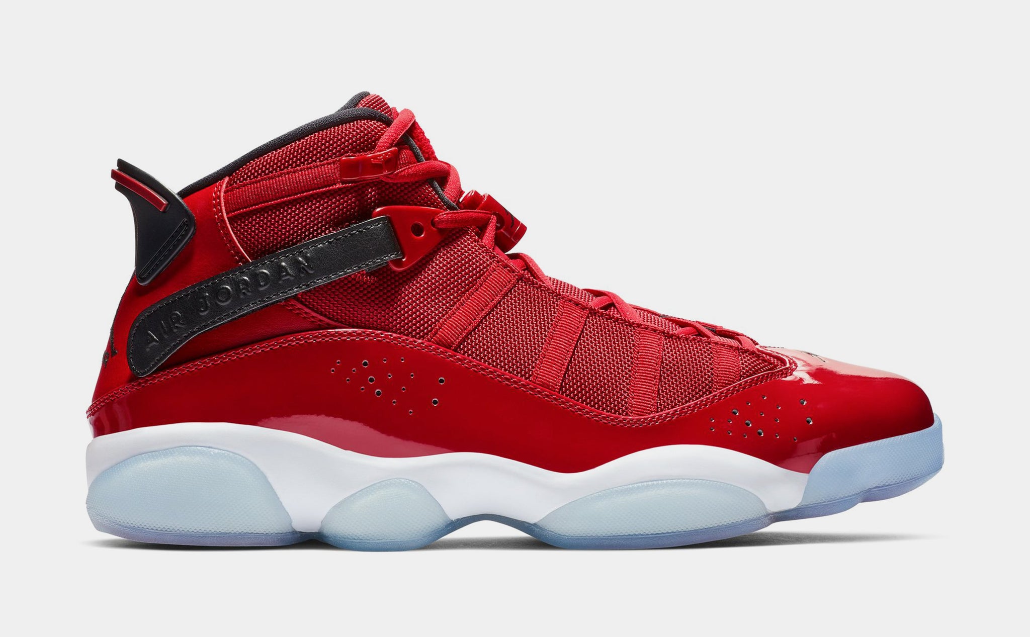 Jordan Air Jordan 6 Rings Mens Lifestyle Shoe Red Black 322992-601 ...