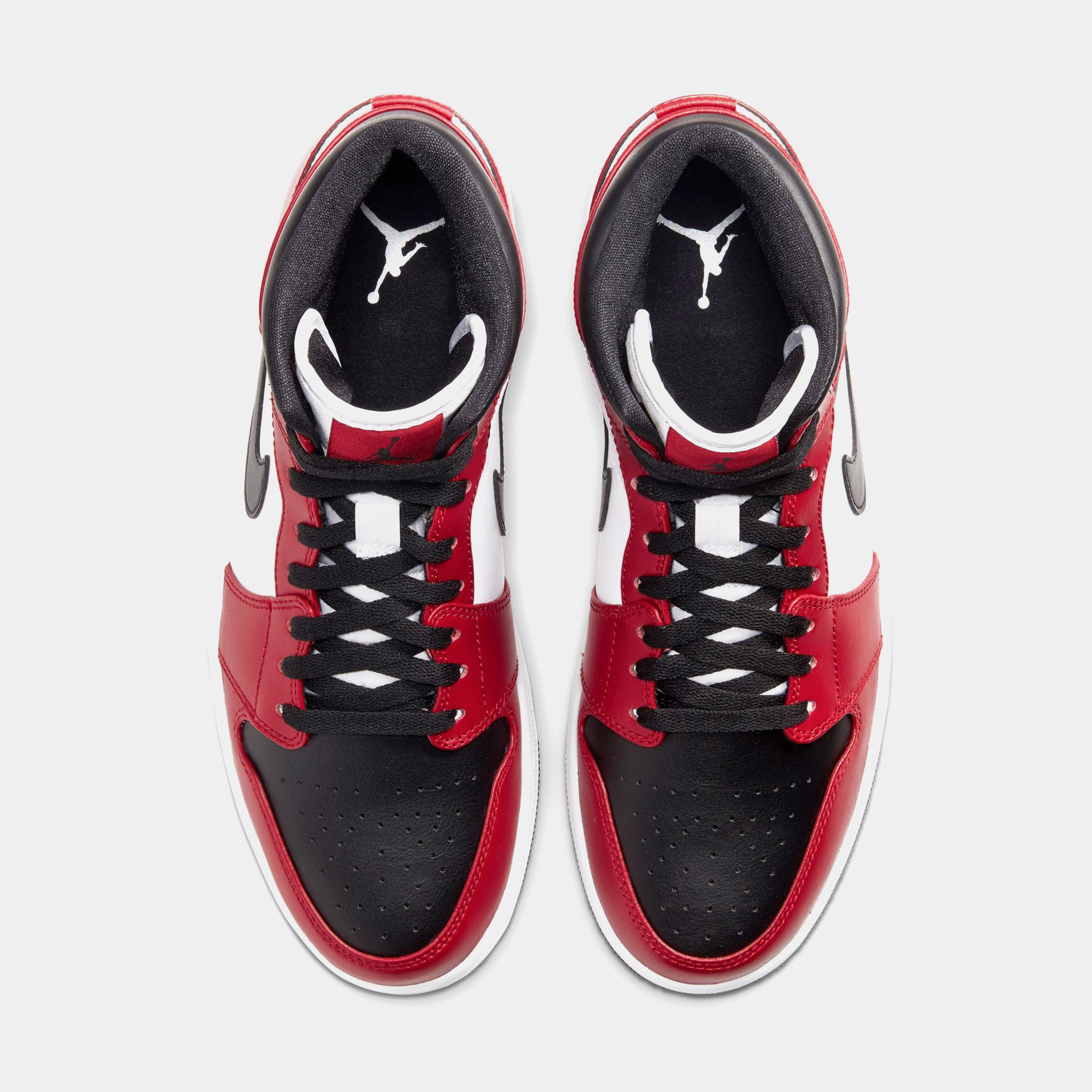 Jordan Air Jordan 1 Mid Chicago Black Toe Mens Lifestyle Shoes