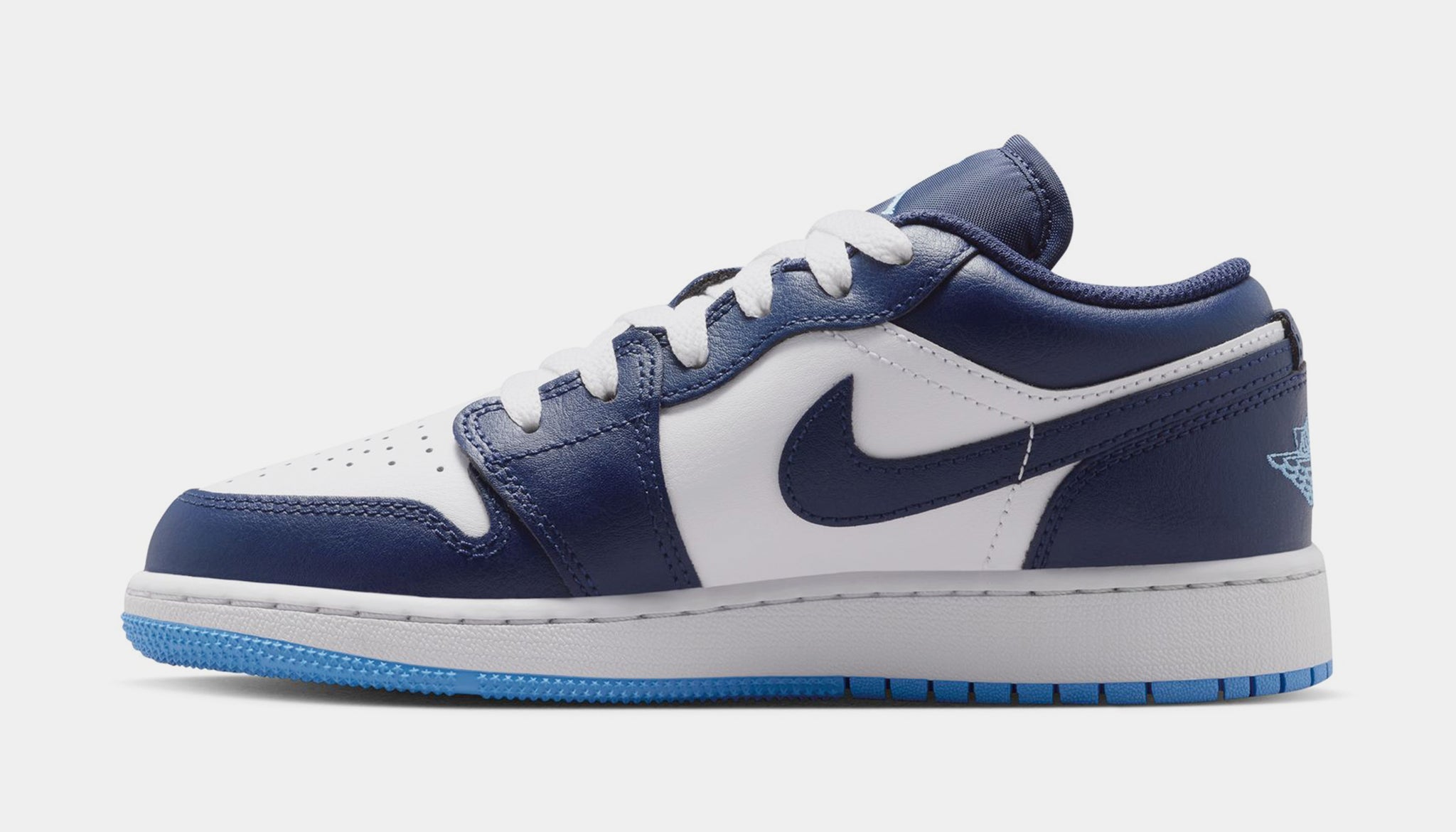 Jordan Air Jordan 1 Low Grade School Lifestyle Shoes Midnight Navy